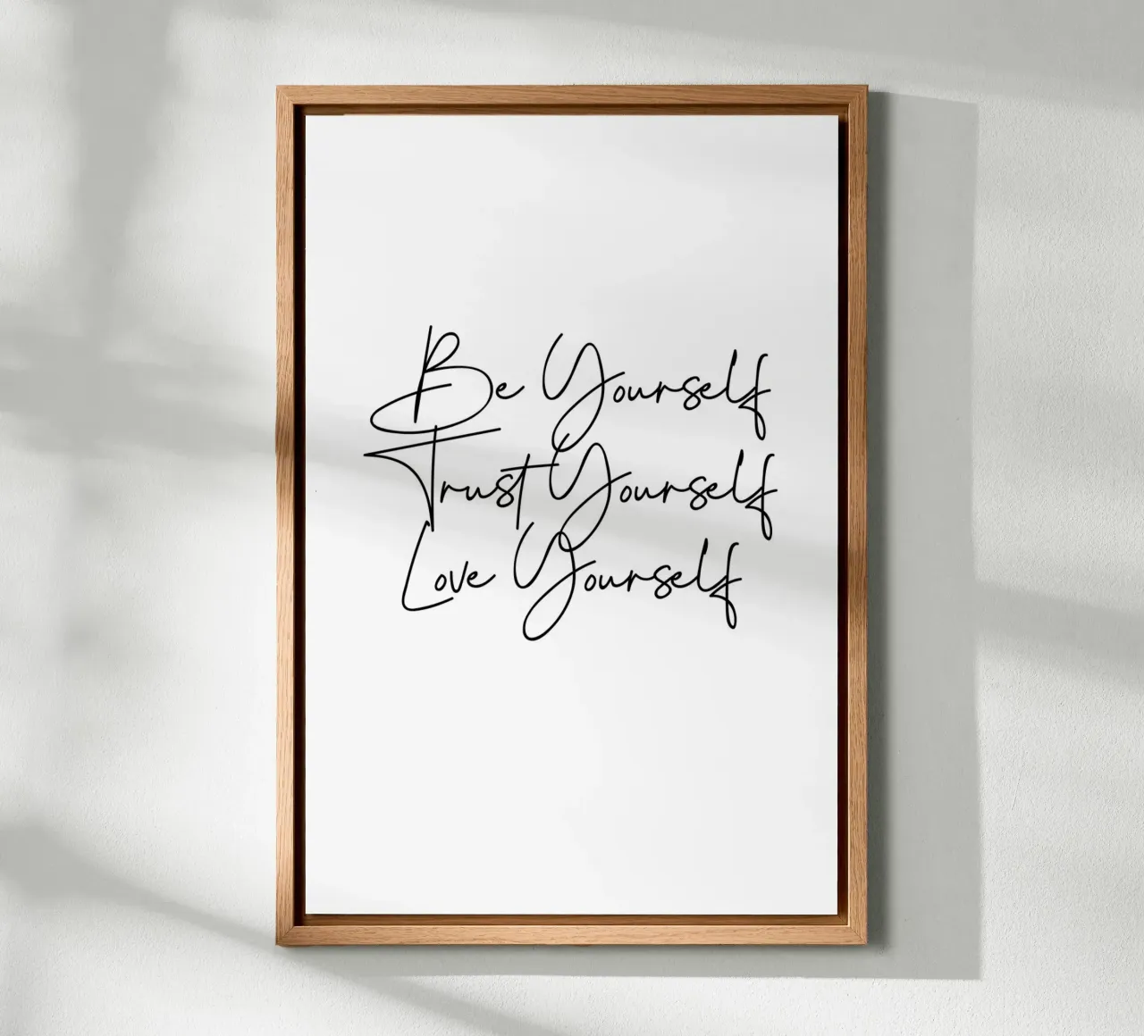Yourself canvas by KRUTH DESIGN