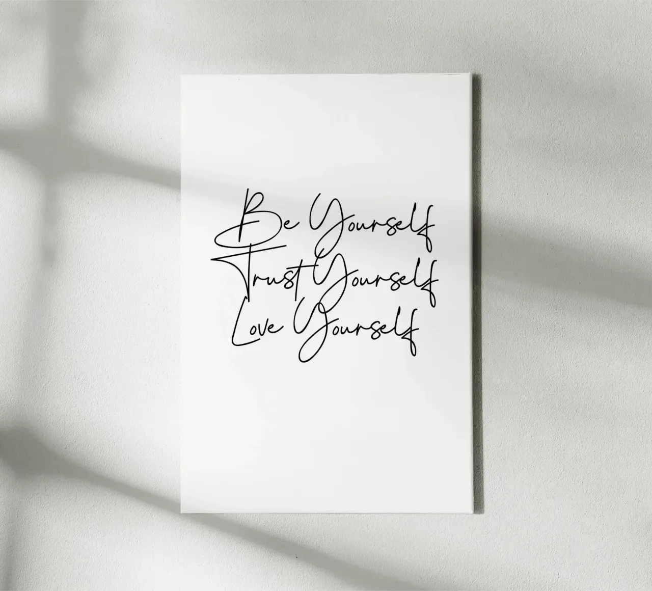 Yourself canvas by KRUTH DESIGN