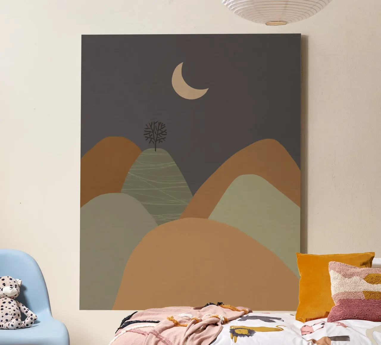 Berge #3 Leinwand von Alisa Galitsyna