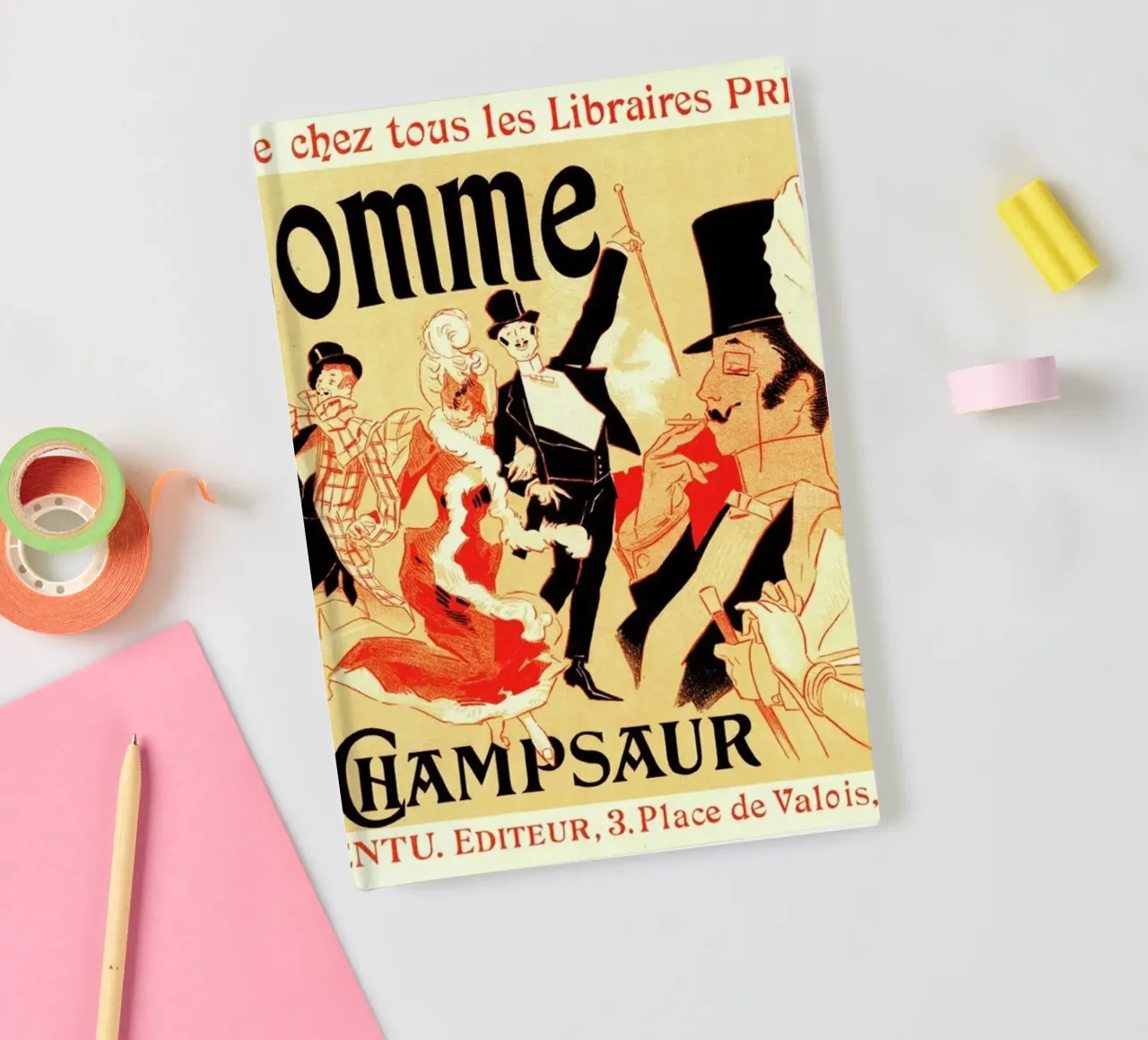 Poster for la Gomme -Jules Chéret notebook by Artokoloro Quint Lox Ltd
