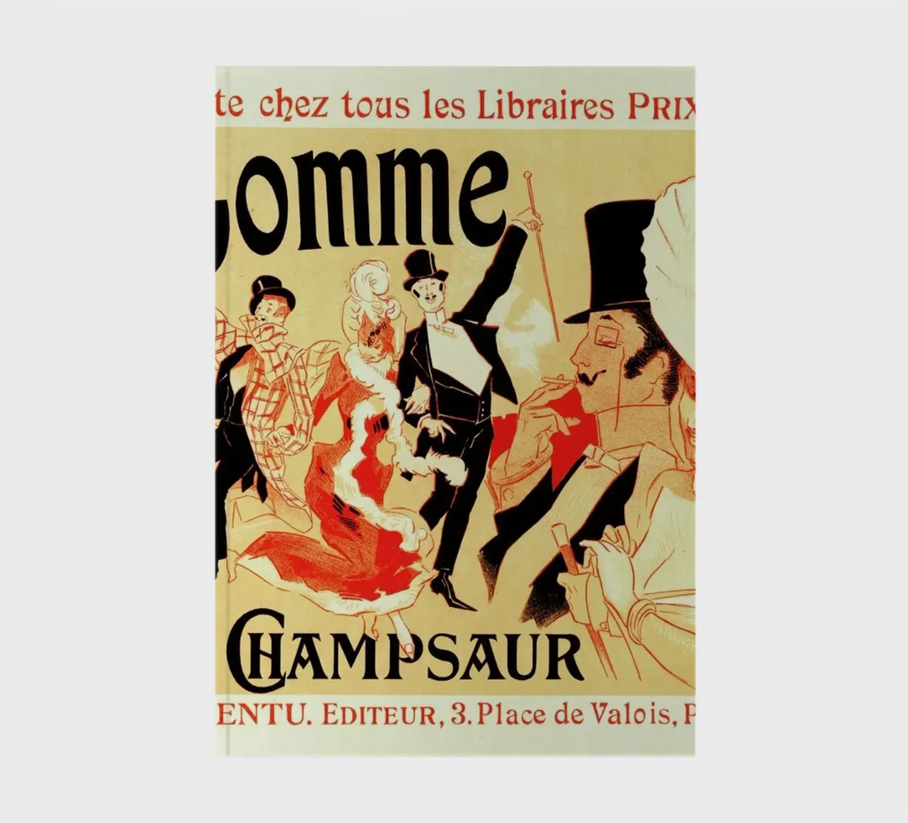 Poster for la Gomme -Jules Chéret notebook by Artokoloro Quint Lox Ltd