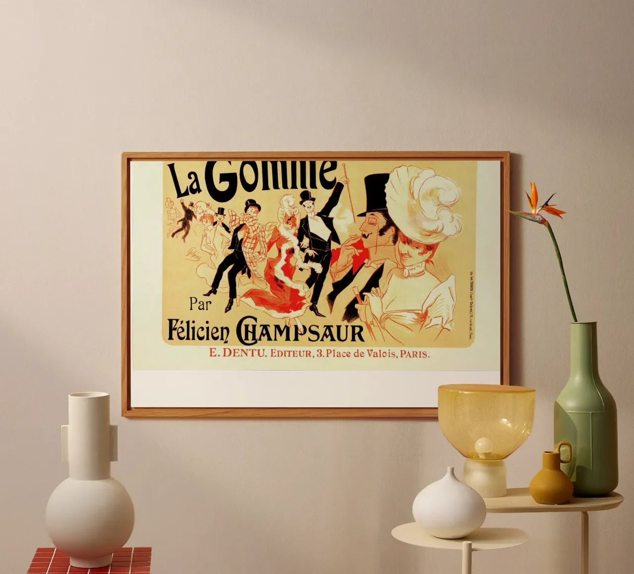 Poster for la Gomme -Jules Chéret forex plate by Artokoloro Quint Lox Ltd