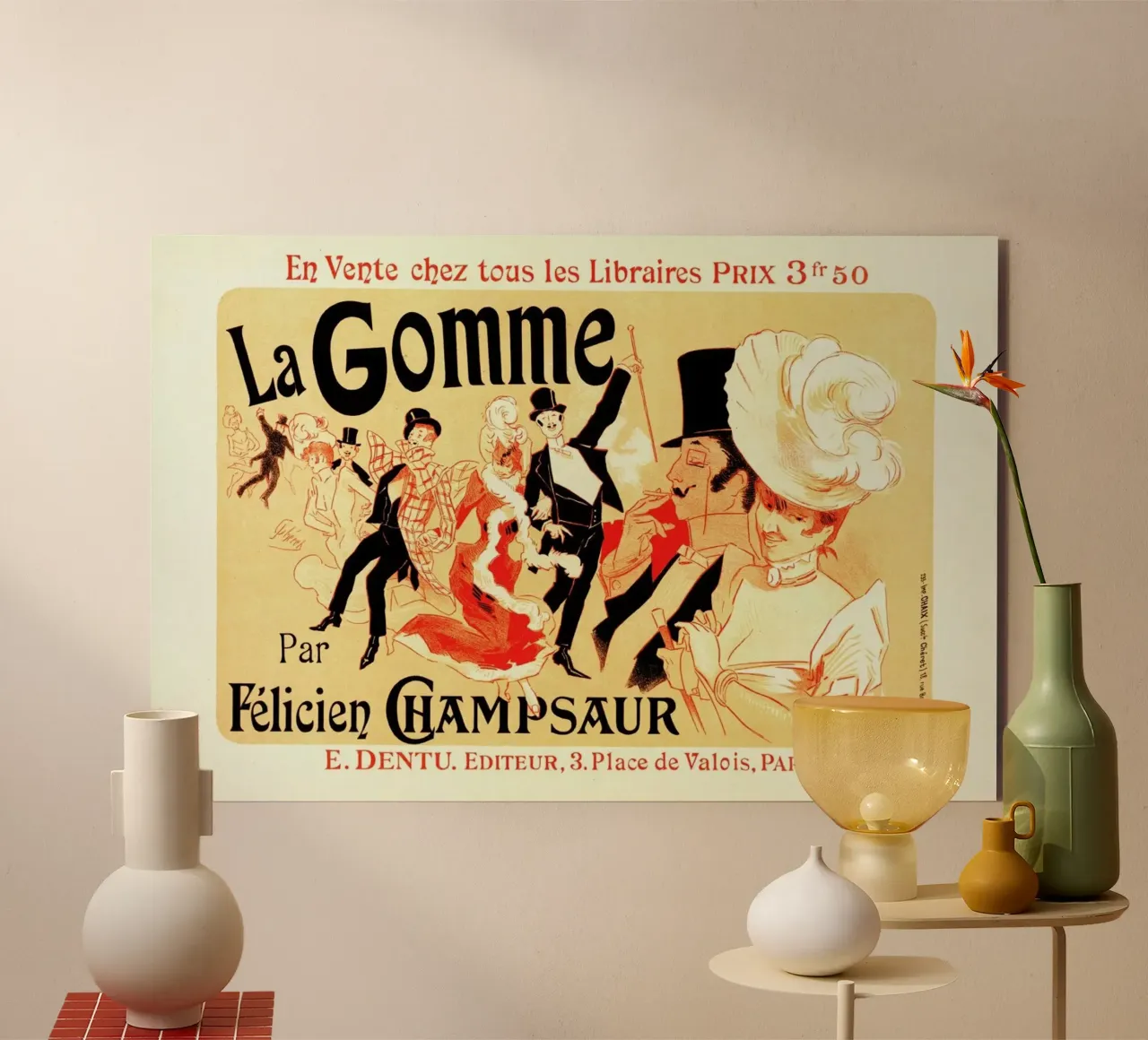 Poster for la Gomme -Jules Chéret forex plate by Artokoloro Quint Lox Ltd