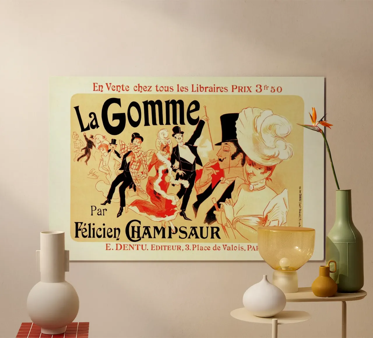 Poster for la Gomme -Jules Chéret poster by Artokoloro Quint Lox Ltd