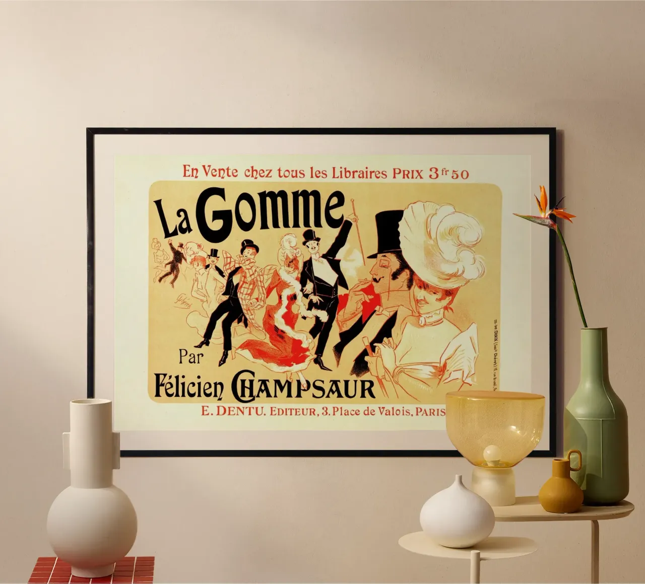 Poster for la Gomme -Jules Chéret poster by Artokoloro Quint Lox Ltd