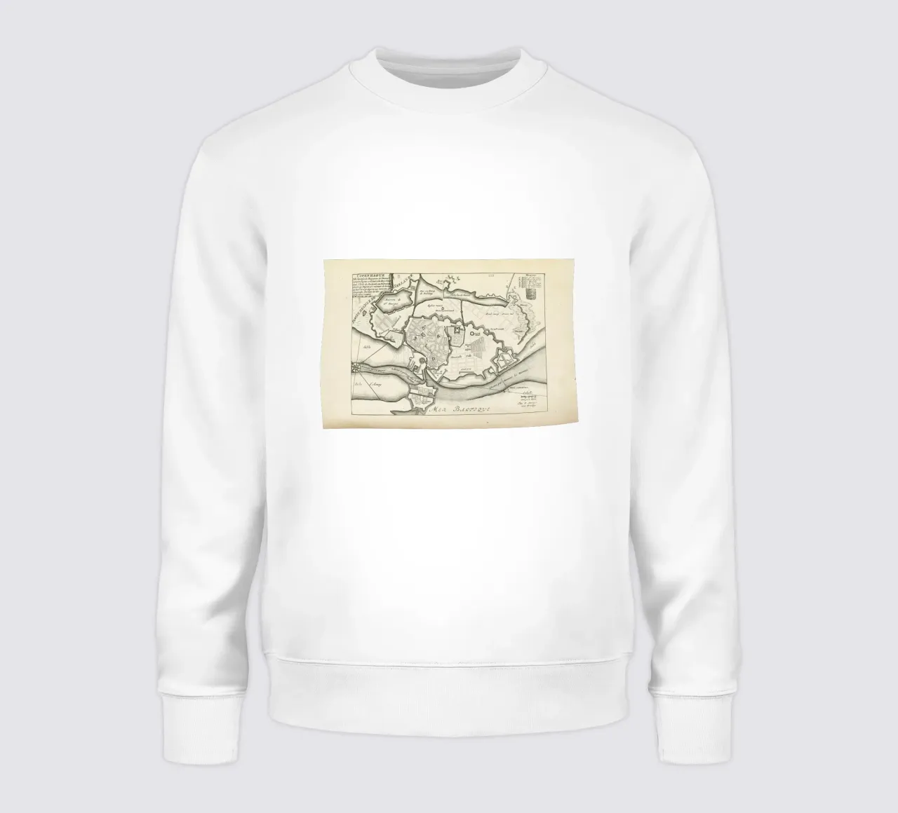Copenhagen, Denmark, 1726 felpa da Artokoloro Quint Lox Ltd