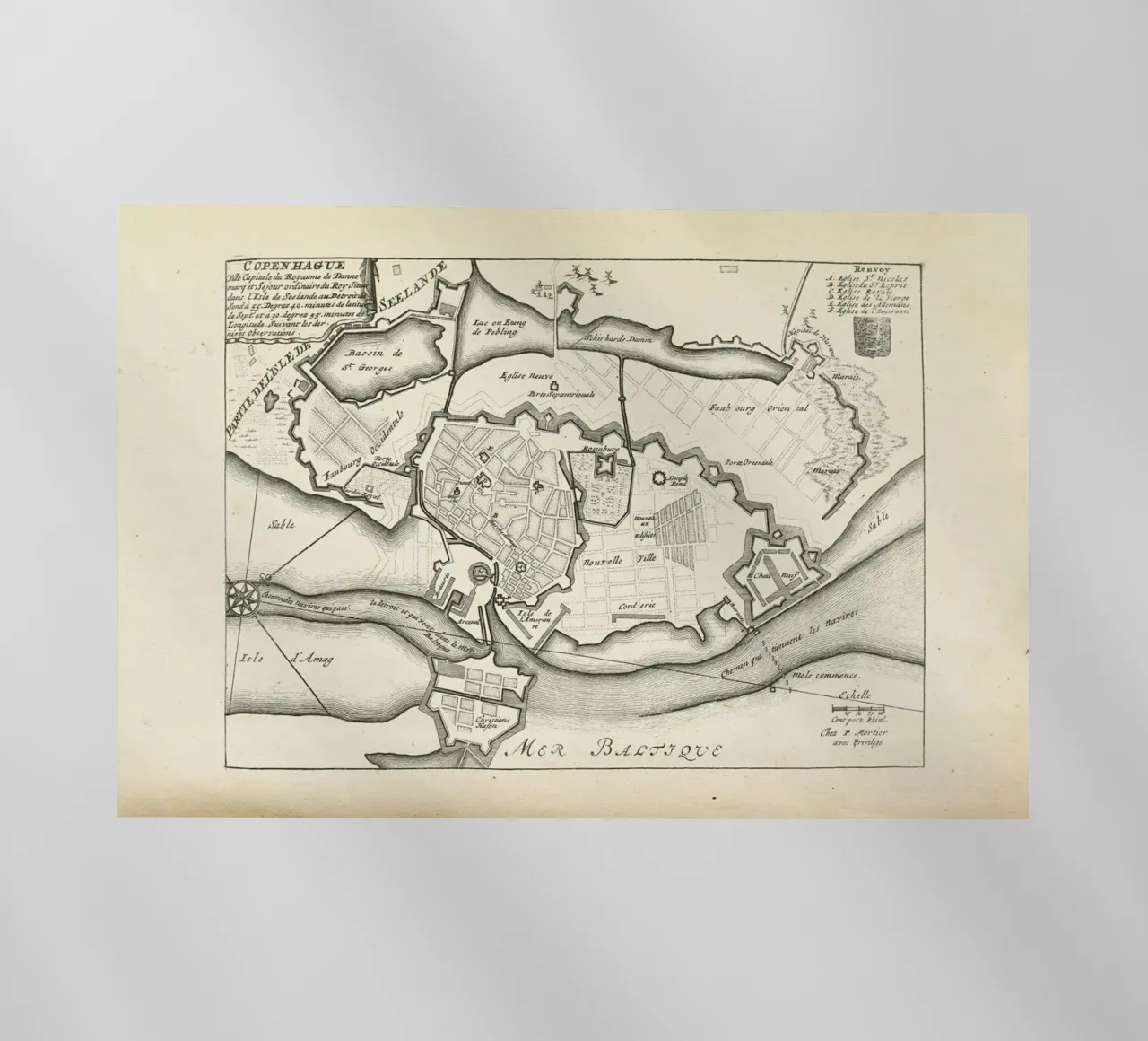 Copenhagen, Denmark, 1726 pellicola backlit da Artokoloro Quint Lox Ltd