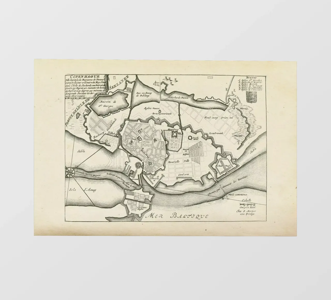 Copenhagen, Denmark, 1726 pellicola backlit da Artokoloro Quint Lox Ltd