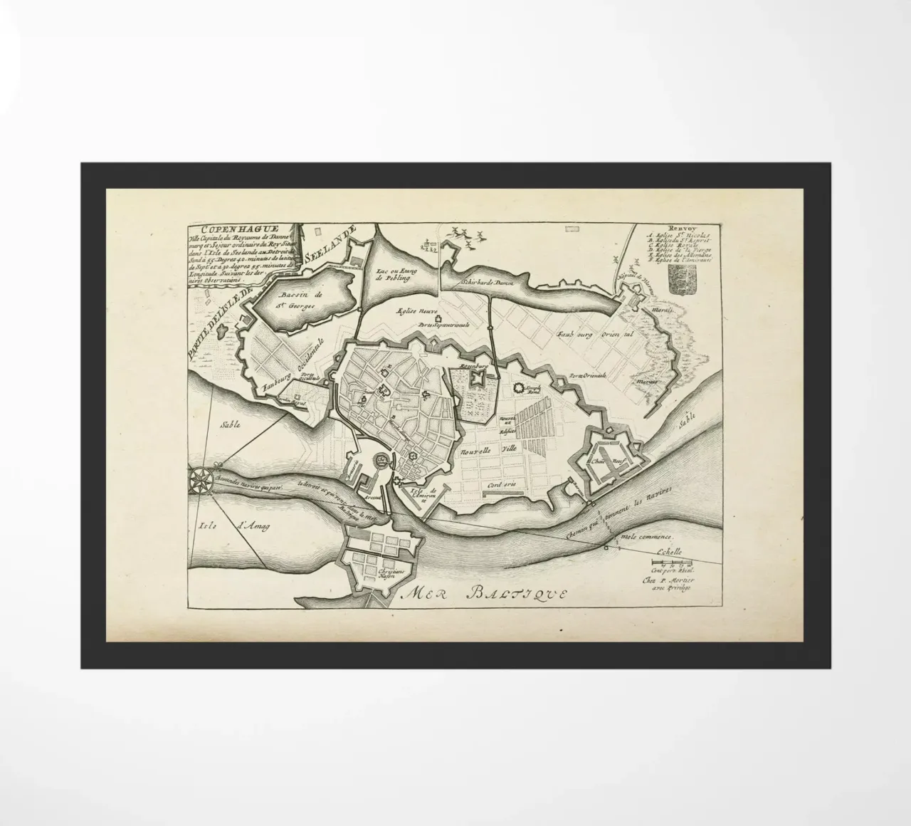 Copenhagen, Denmark, 1726 zerbino da Artokoloro Quint Lox Ltd
