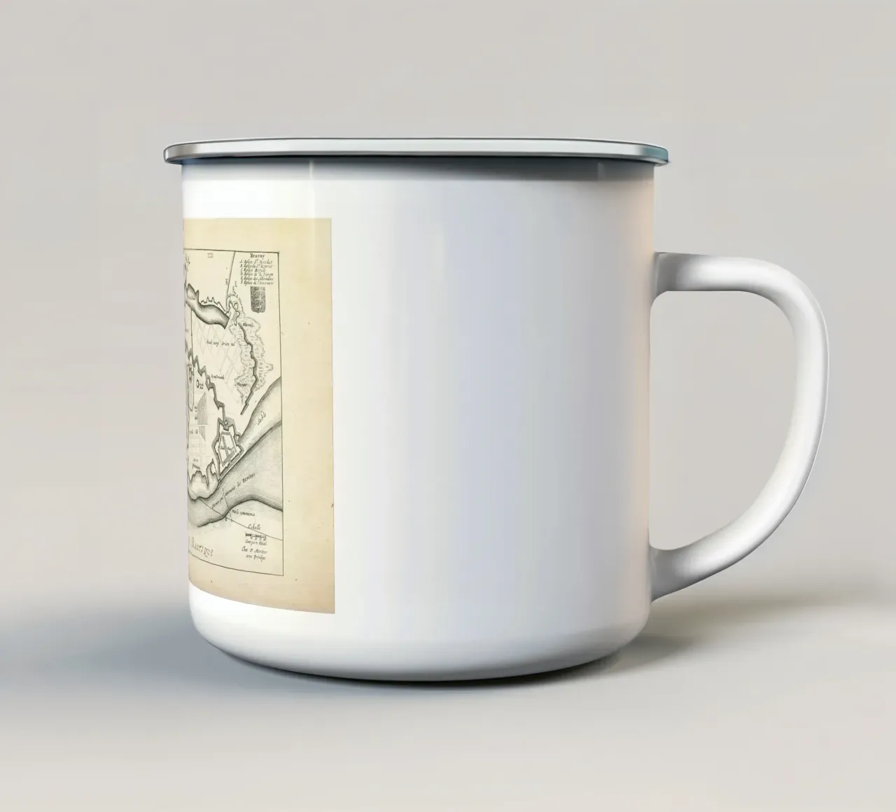 Copenhagen, Denmark, 1726 tazza in smalto da Artokoloro Quint Lox Ltd