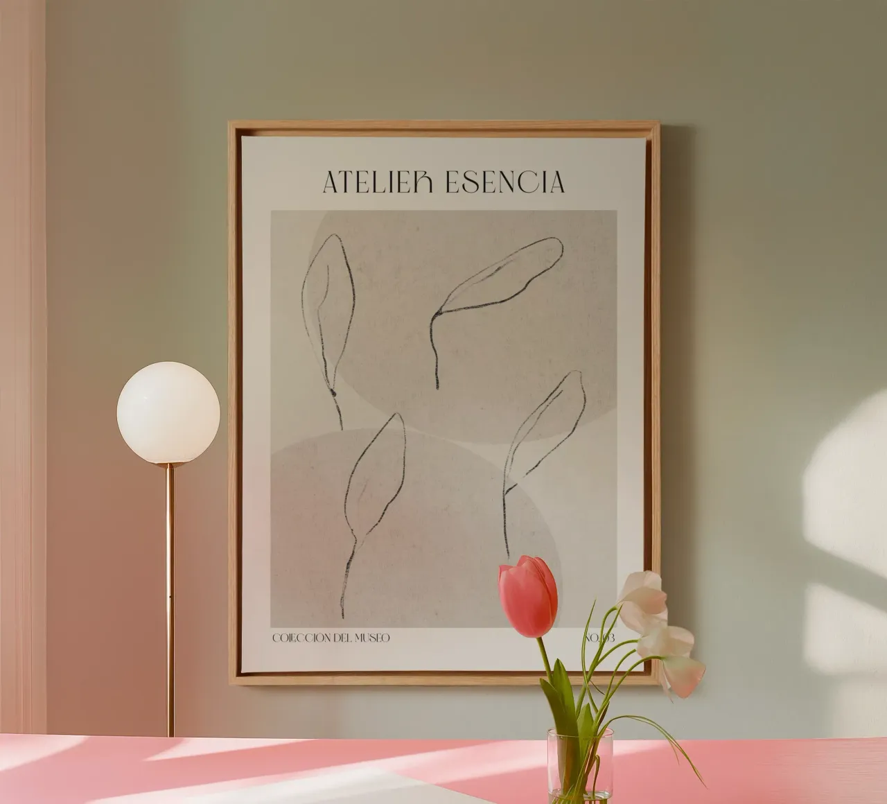 Art Bohemian No 61 tela con Cornice a cassetta da treechild