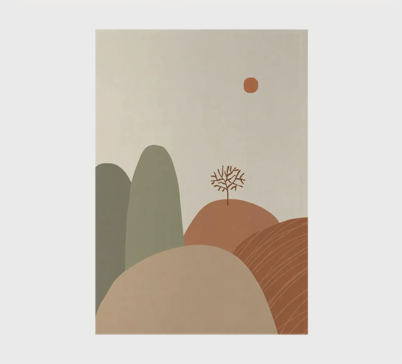 Berge #2 Notizbuch von Alisa Galitsyna