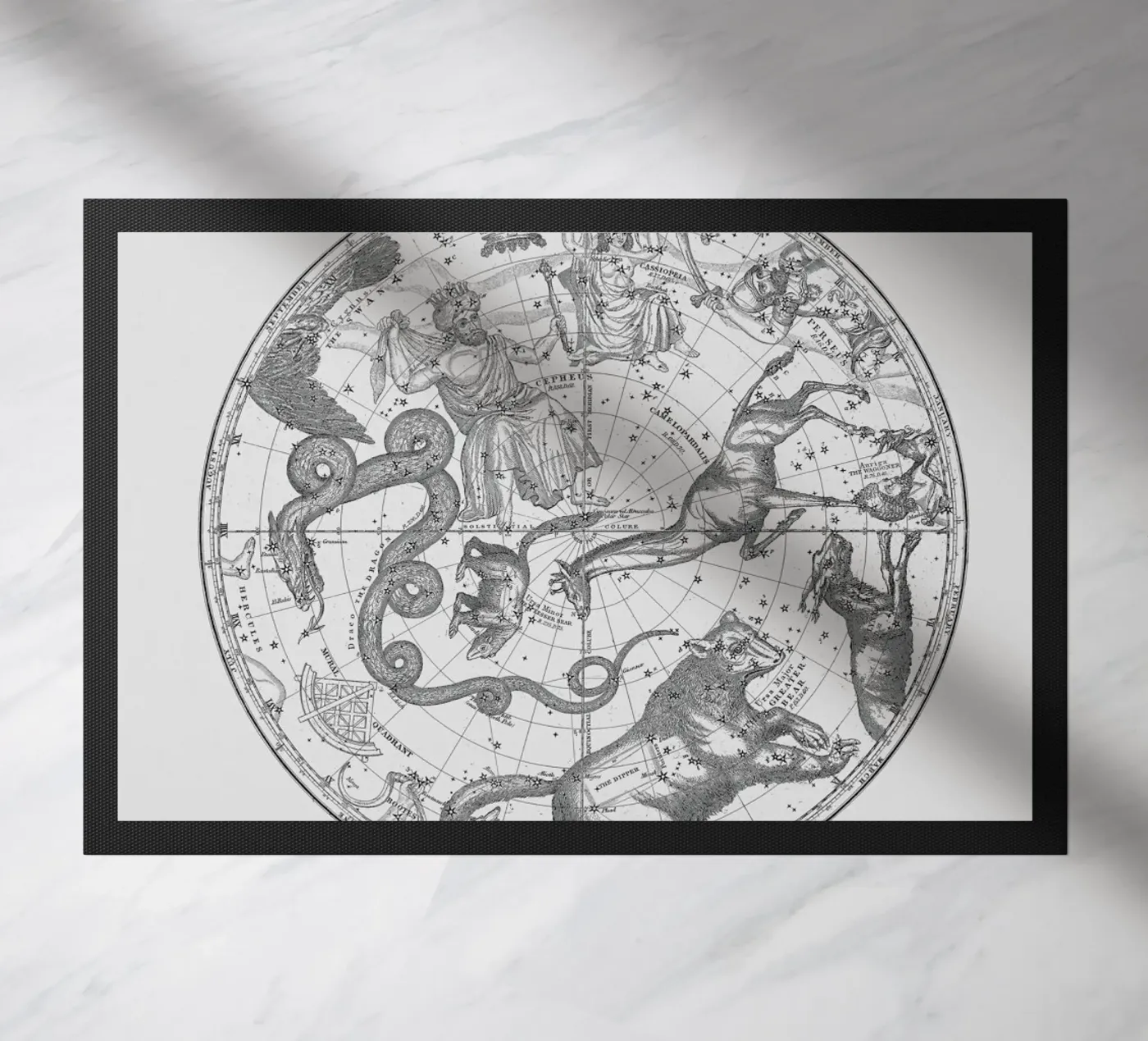 The Constellations deurmat van Astër