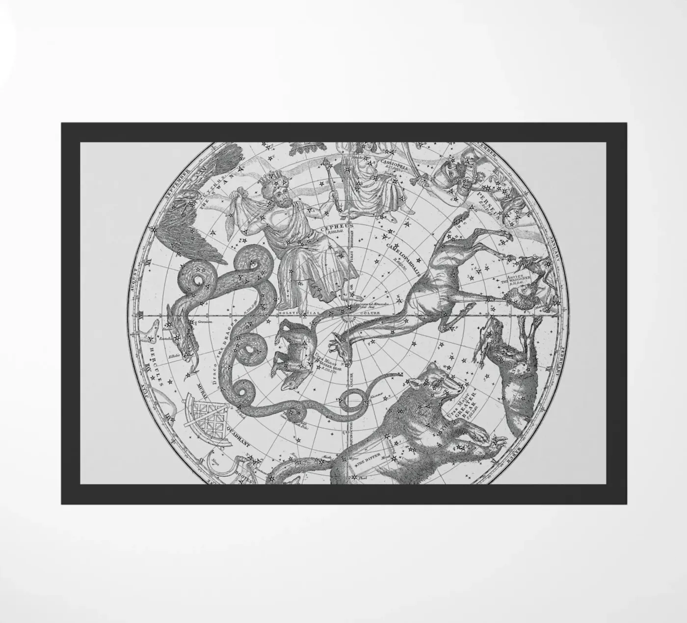 The Constellations deurmat van Astër