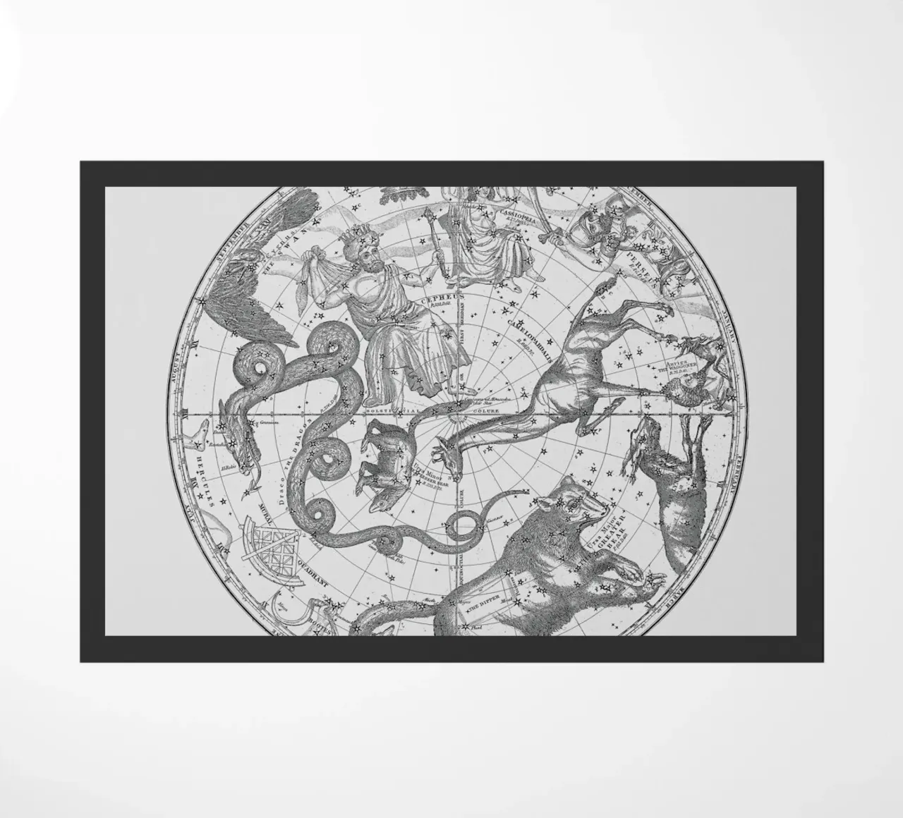 The Constellations doormat by Astër