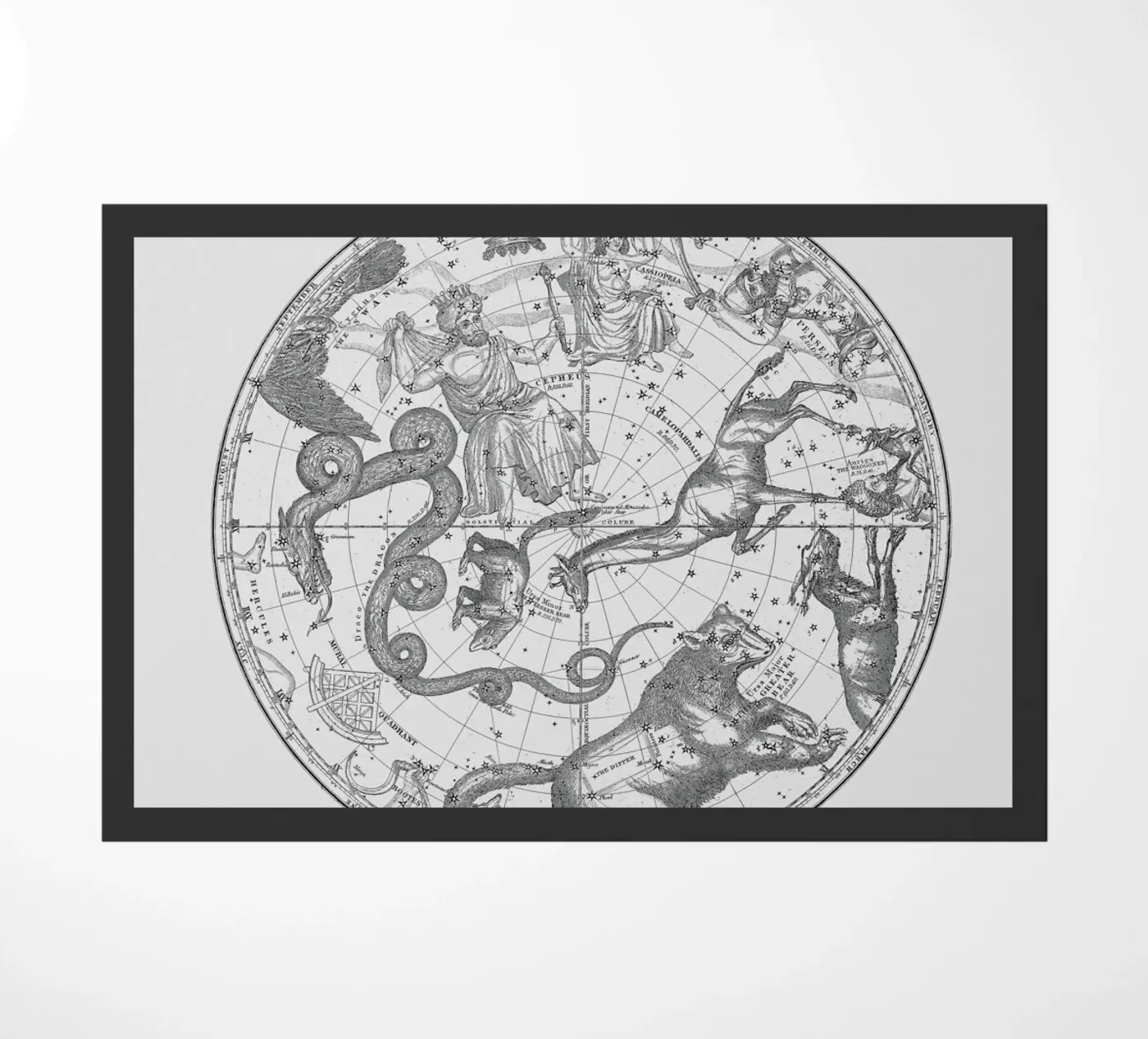 The Constellations deurmat van Astër