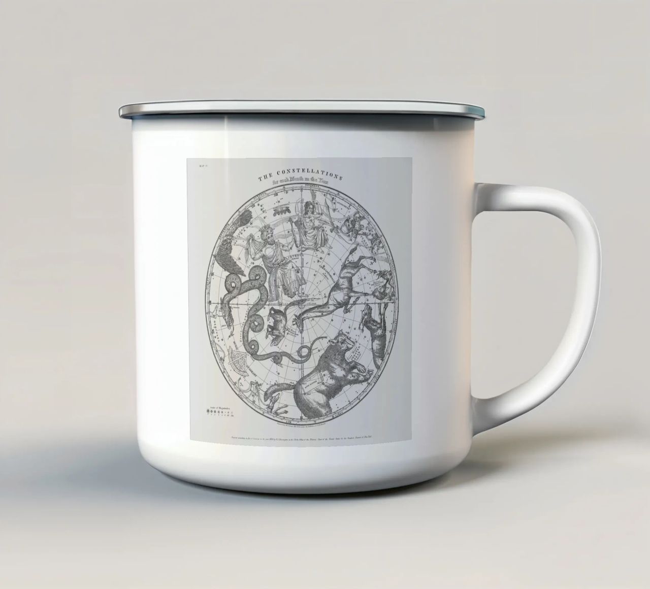 The Constellations tazza in smalto da Astër