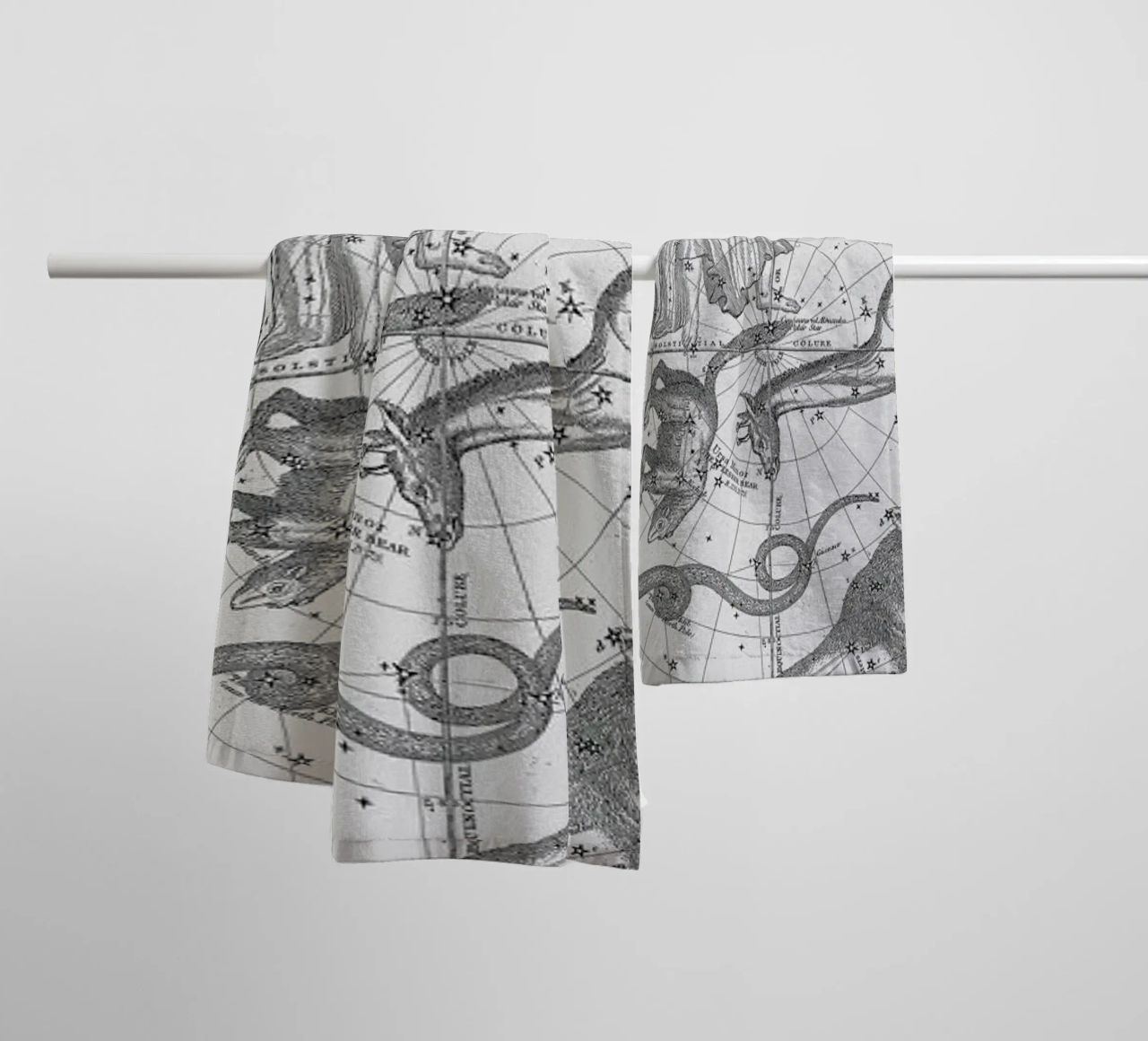 The Constellations serviette de bain de Astër