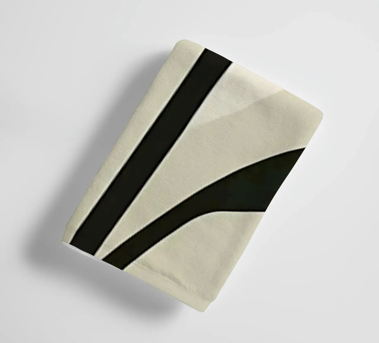 Abstracte Minimal Bloemsierkunst badhanddoek van diedrich
