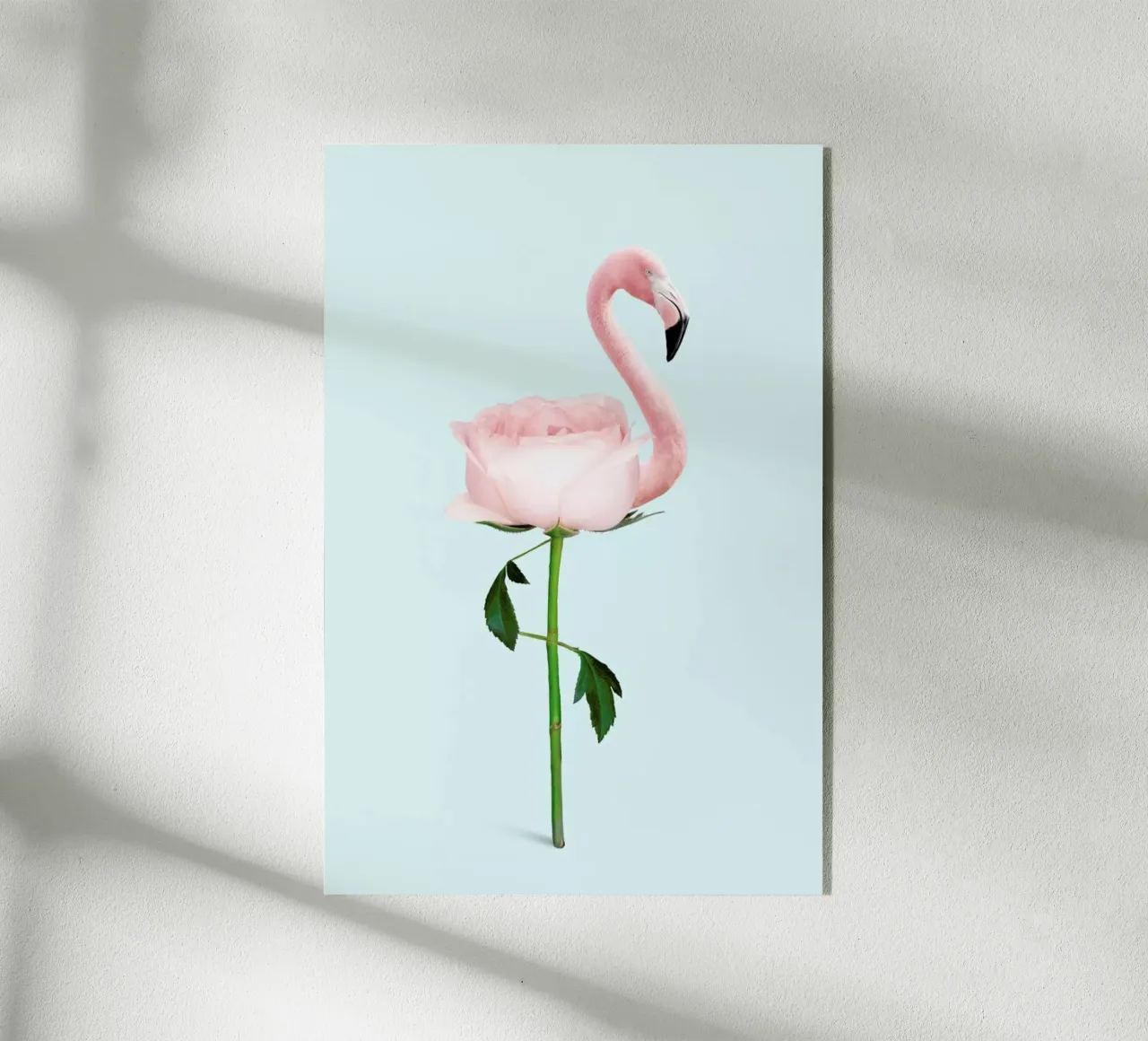Flamingo Flower plexiglass da Jonas Loose