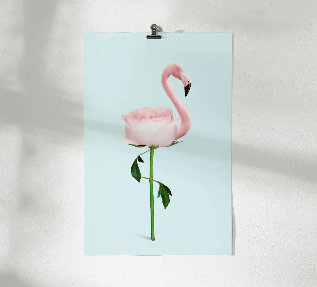 Flamingo Flower carta hahnemühle da Jonas Loose