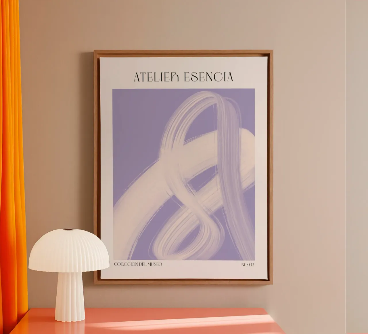 Art Bohemian No 67 tela con Cornice a cassetta da treechild