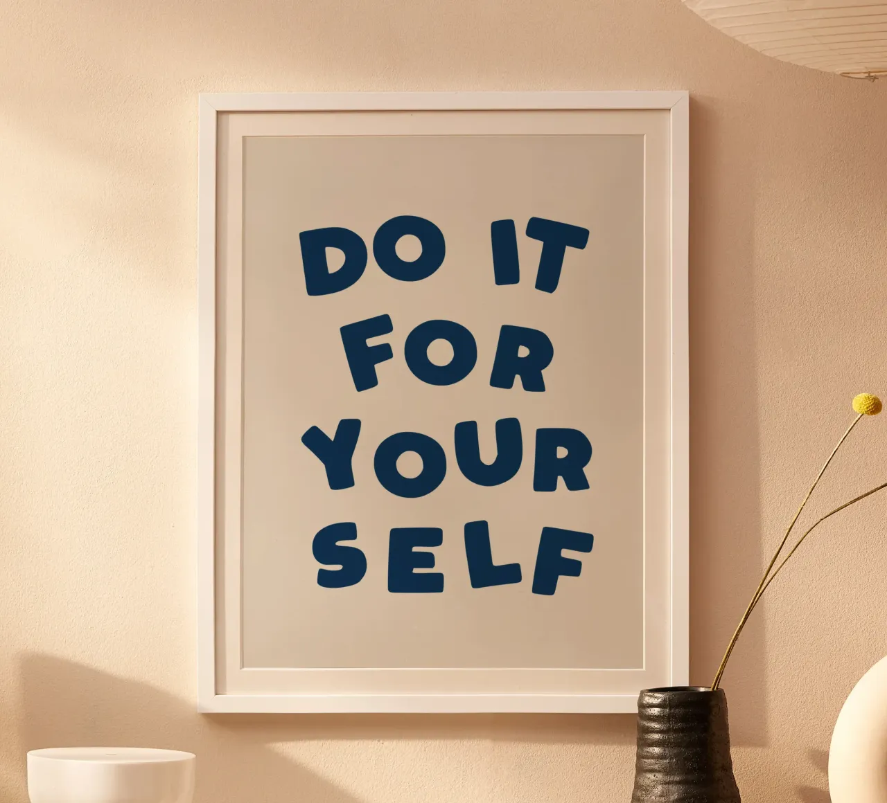 Do It For Yourself Modern Minimalist Empowering Typography hahnemühle by THE MOTIVATED TYPE