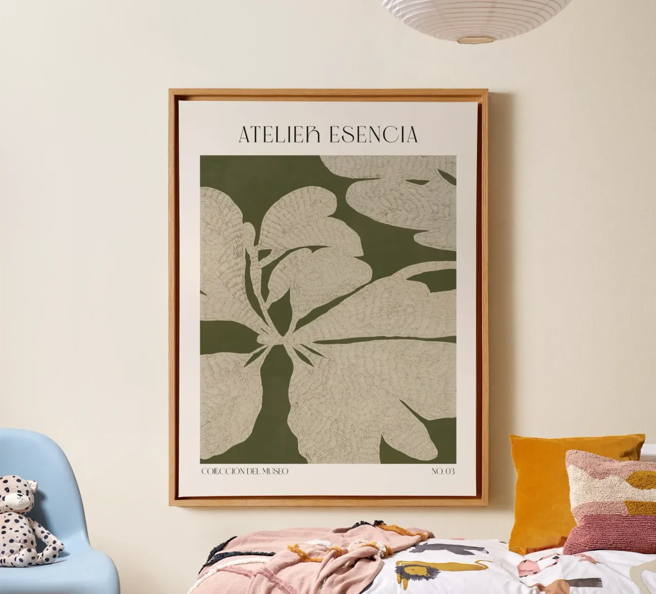 Art Bohemian No 68 tela con Cornice a cassetta da treechild
