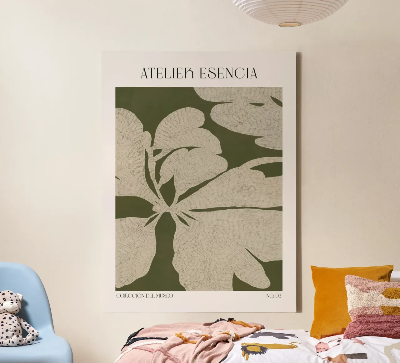 Art Bohemian No 68 tela con Cornice a cassetta da treechild
