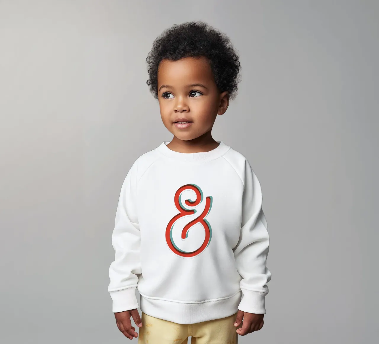 Ampersand Typography Design felpa neonato da THE MOTIVATED TYPE