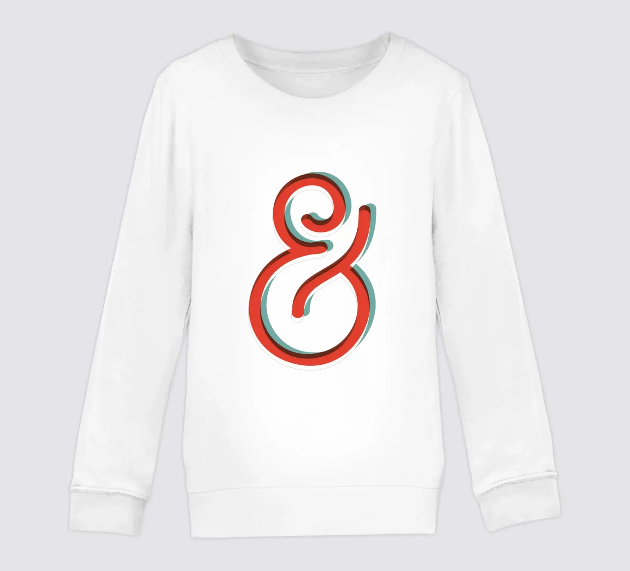 Ampersand Typography Design felpa bambino da THE MOTIVATED TYPE