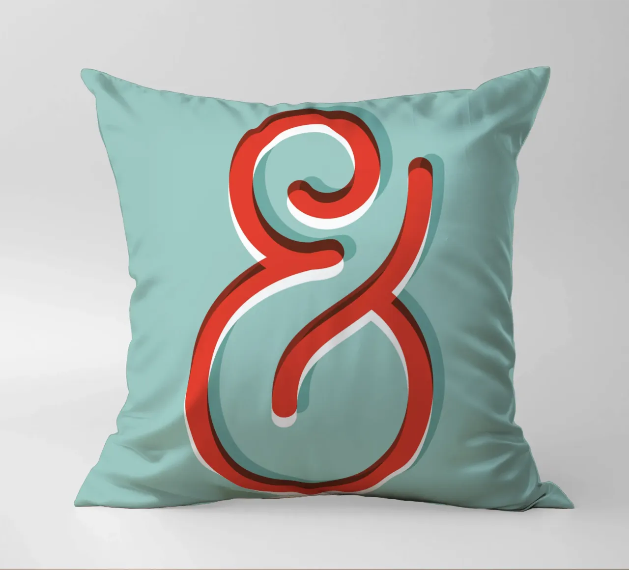 Ampersand Typography Design cuscino da THE MOTIVATED TYPE
