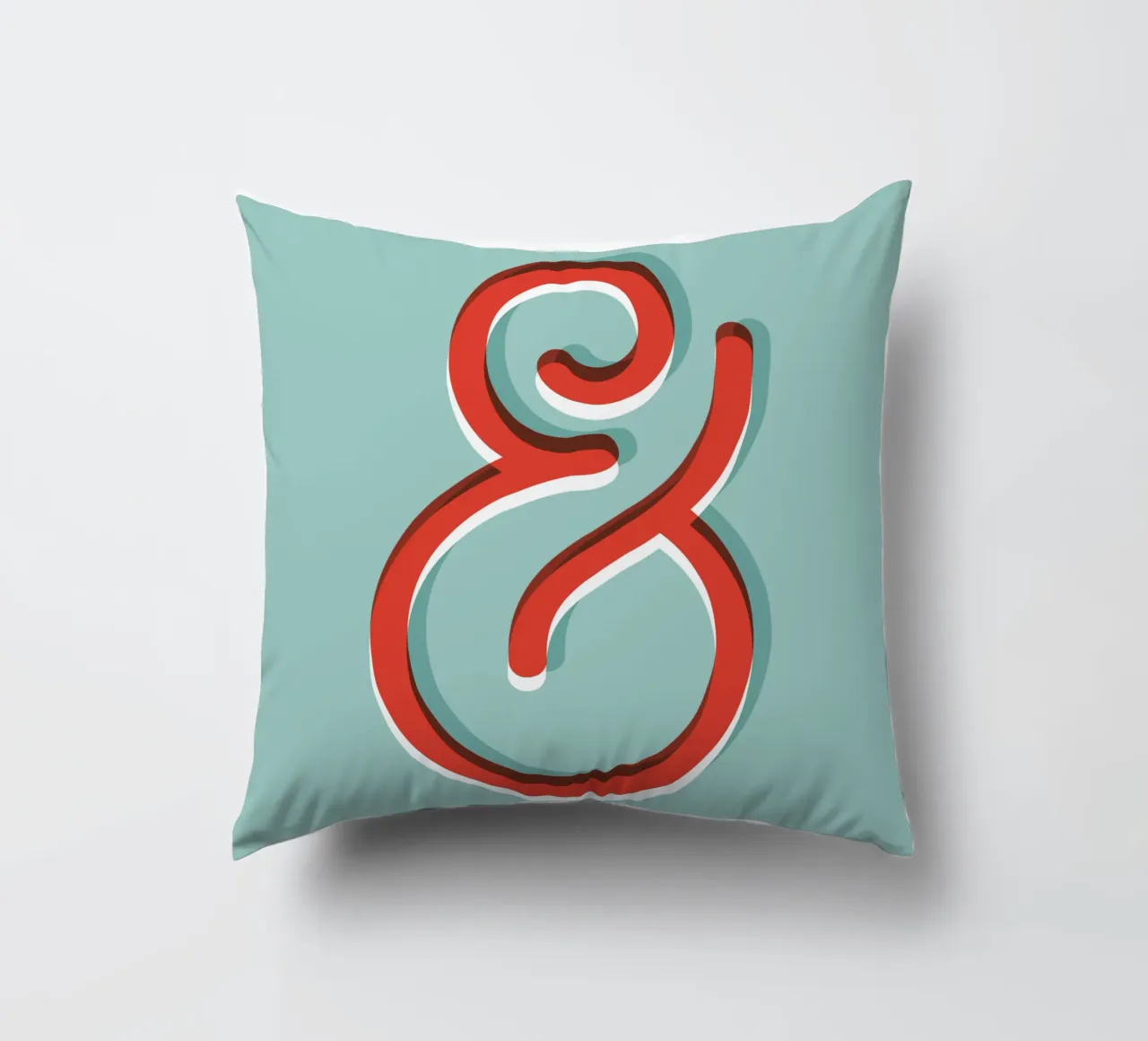 Ampersand Typography Design cuscino da THE MOTIVATED TYPE