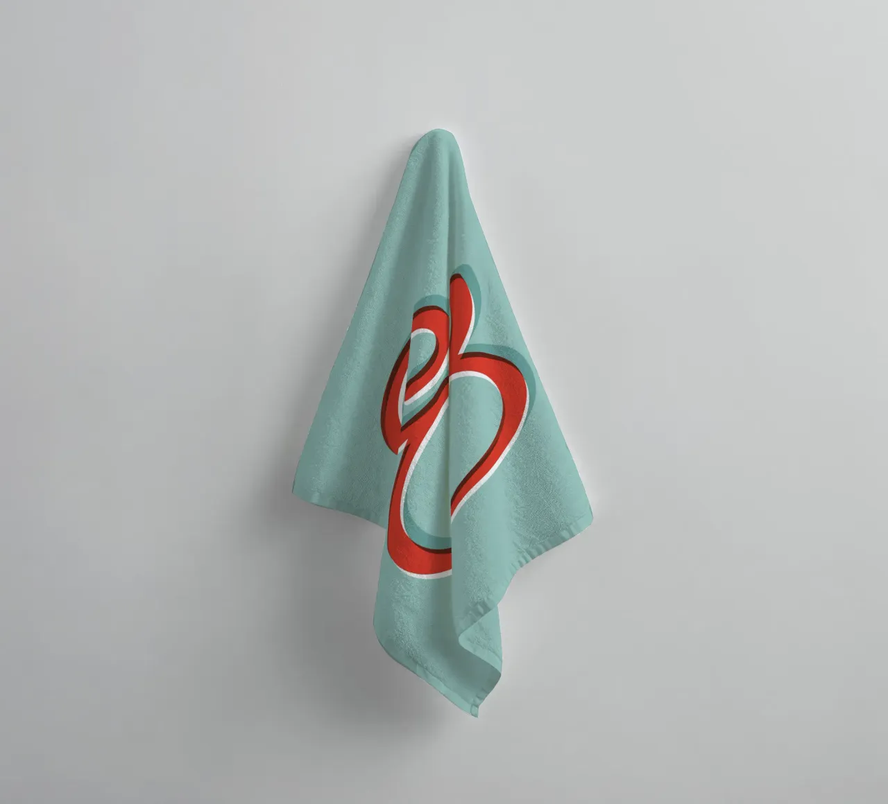 Ampersand Typography Design asciugamano da bagno da THE MOTIVATED TYPE