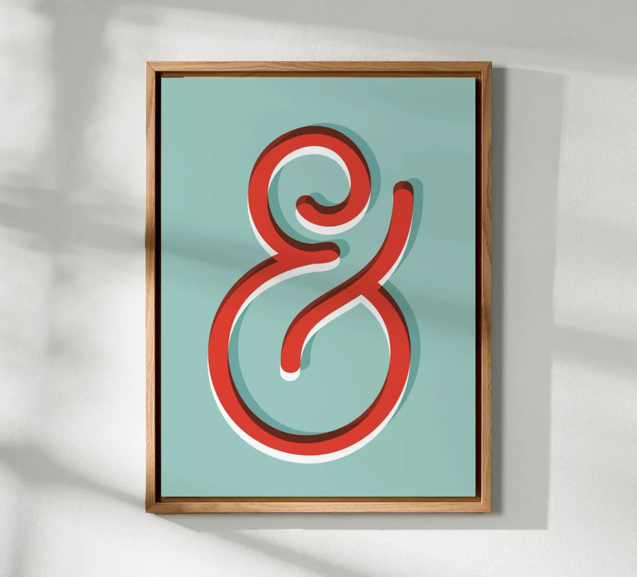 Ampersand Typography Design alluminio dibond da THE MOTIVATED TYPE