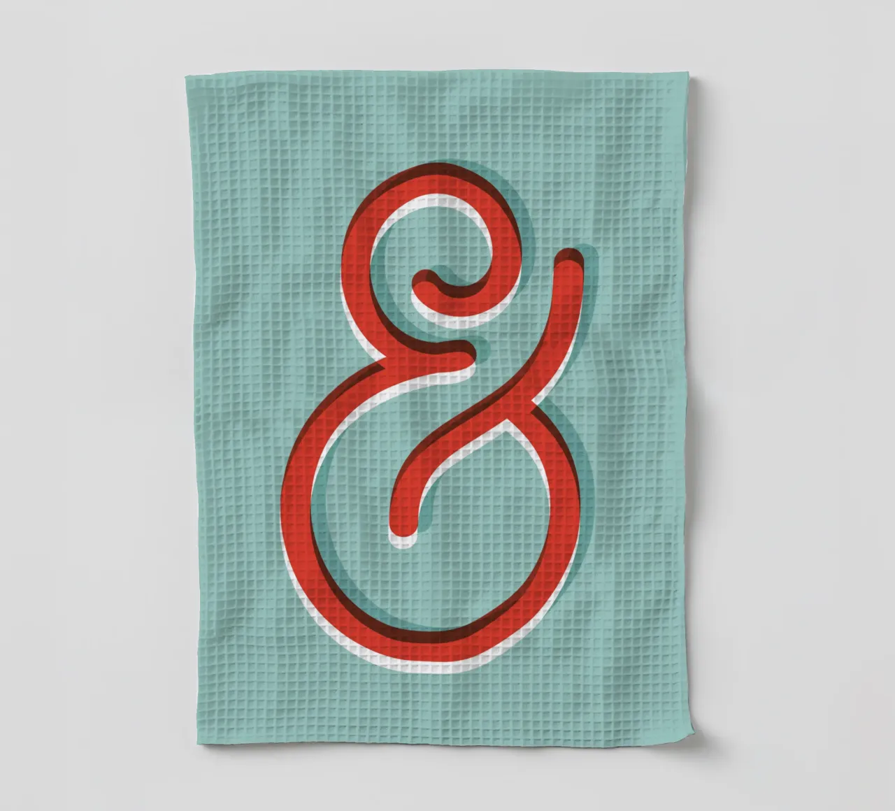 Ampersand Typography Design canovaccio da cucina da THE MOTIVATED TYPE