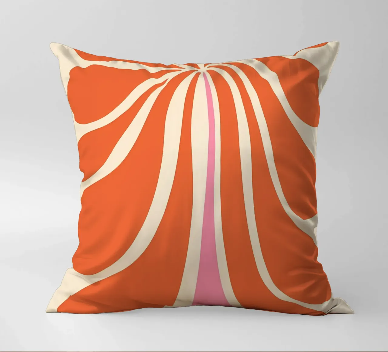 Abstract Flower Art Print decorative cushion by diedrich