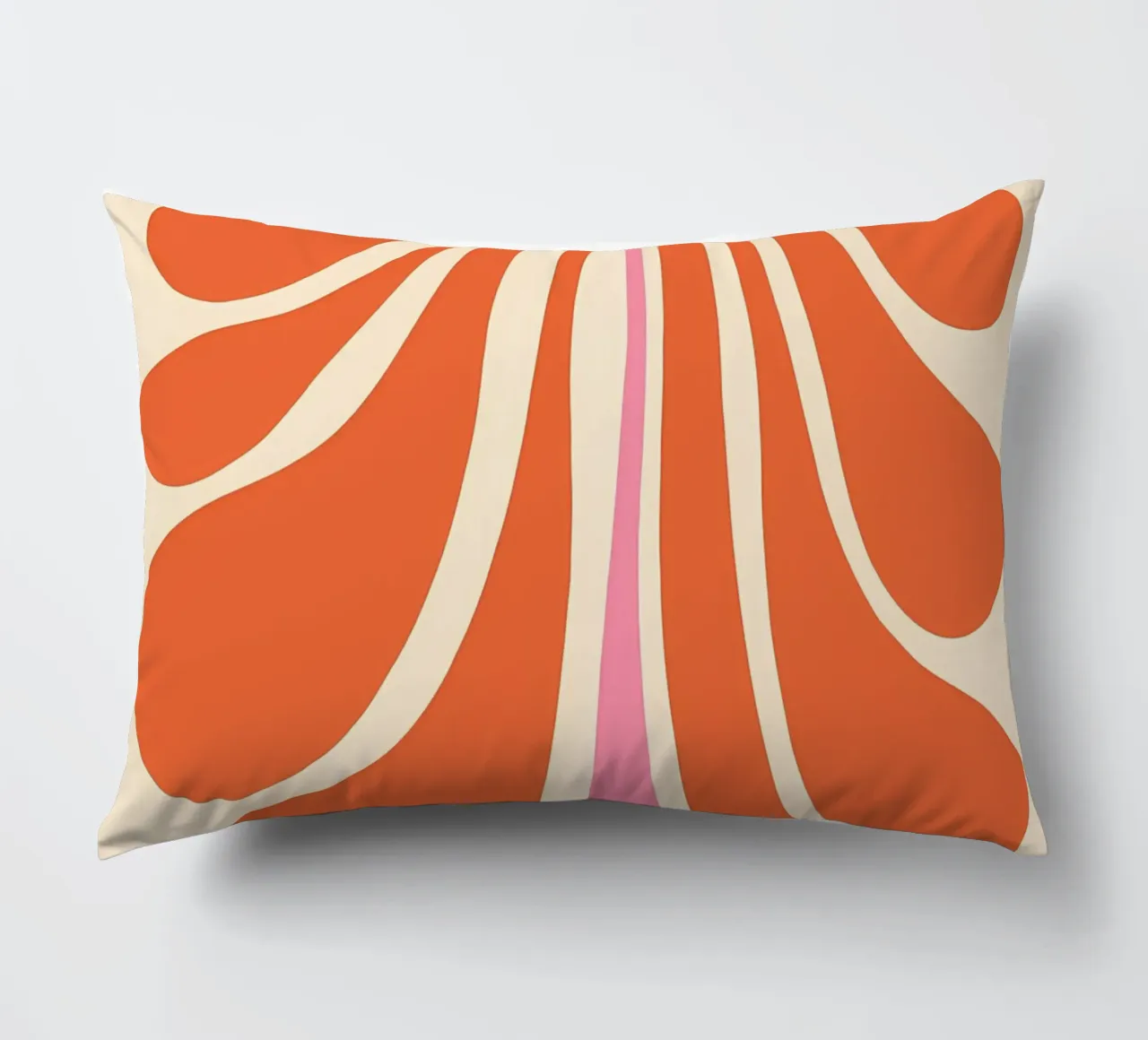 Abstract Flower Art Print decorative cushion by diedrich