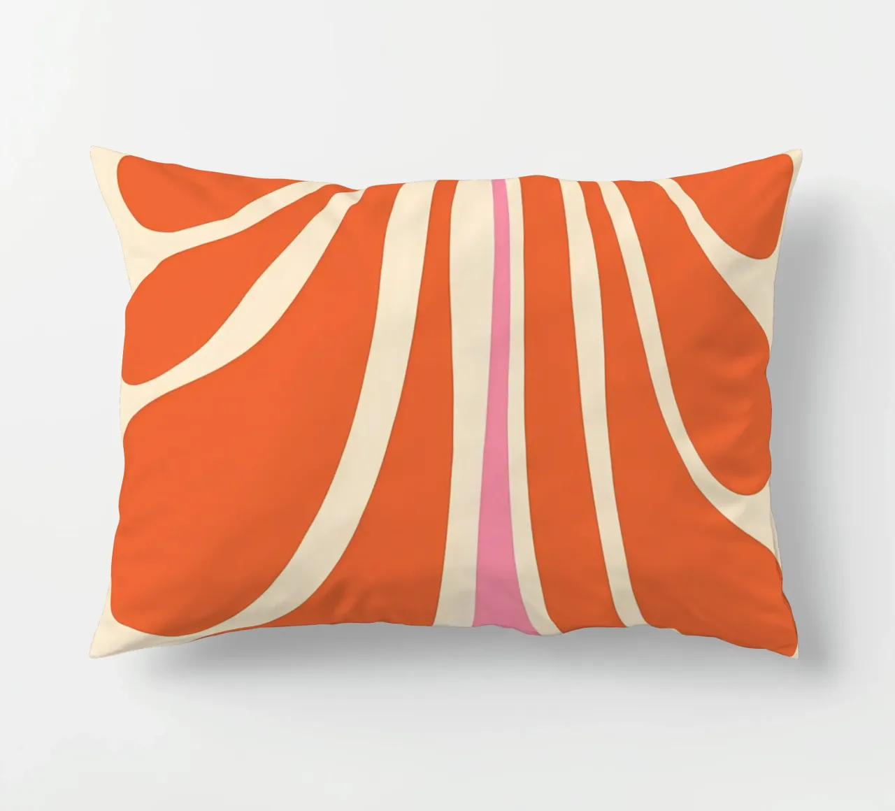 Abstract Flower Art Print decorative cushion by diedrich