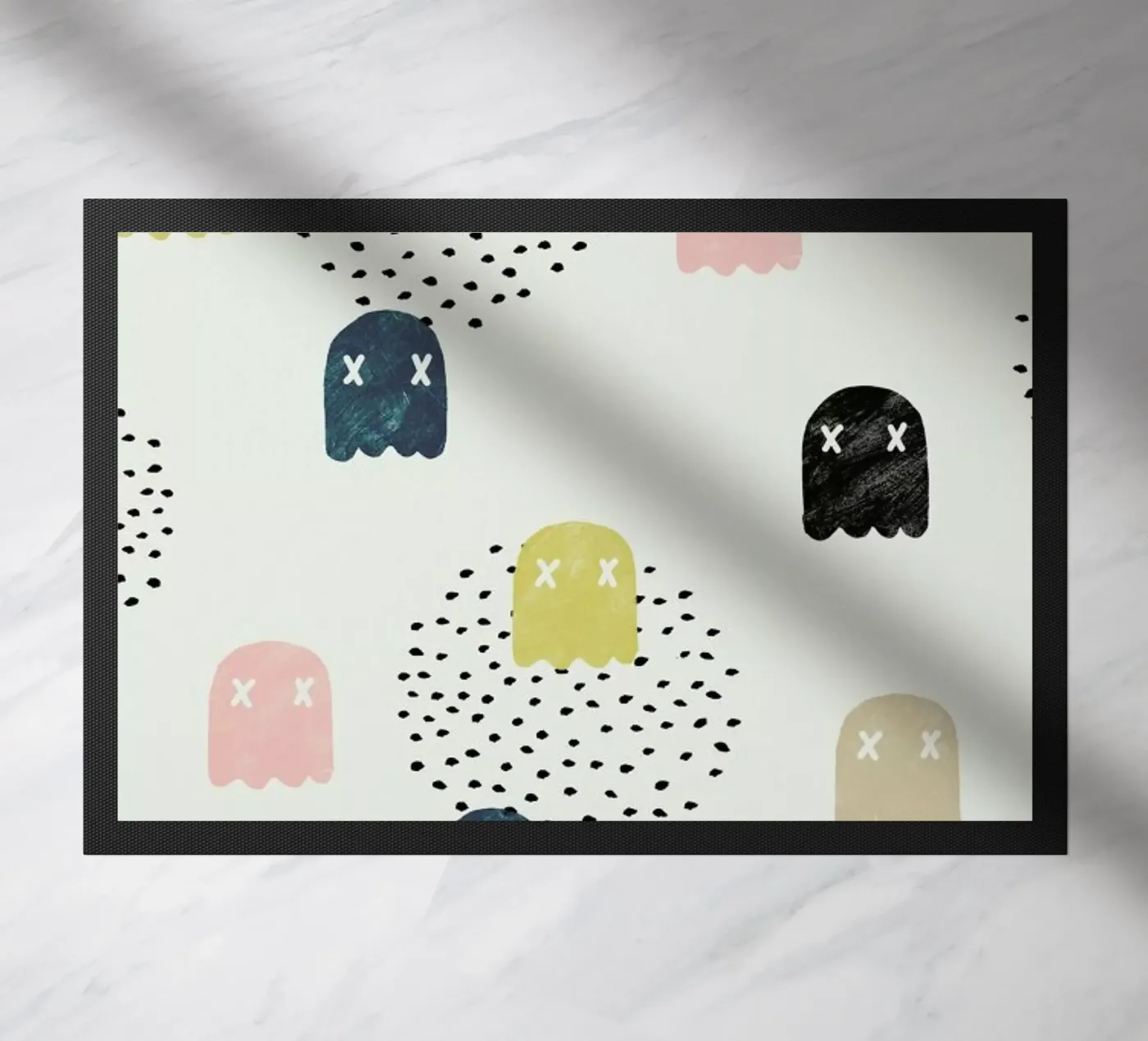 Dead Ghosts doormat by Róbert Farkas