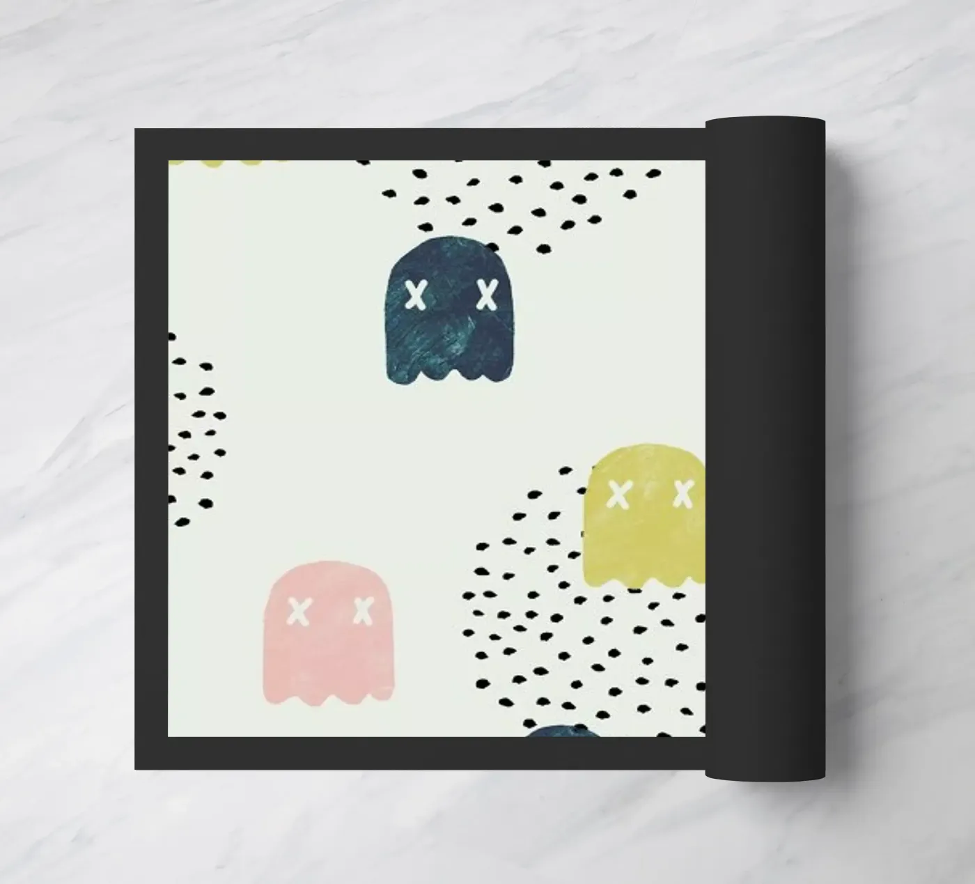 Dead Ghosts doormat by Róbert Farkas