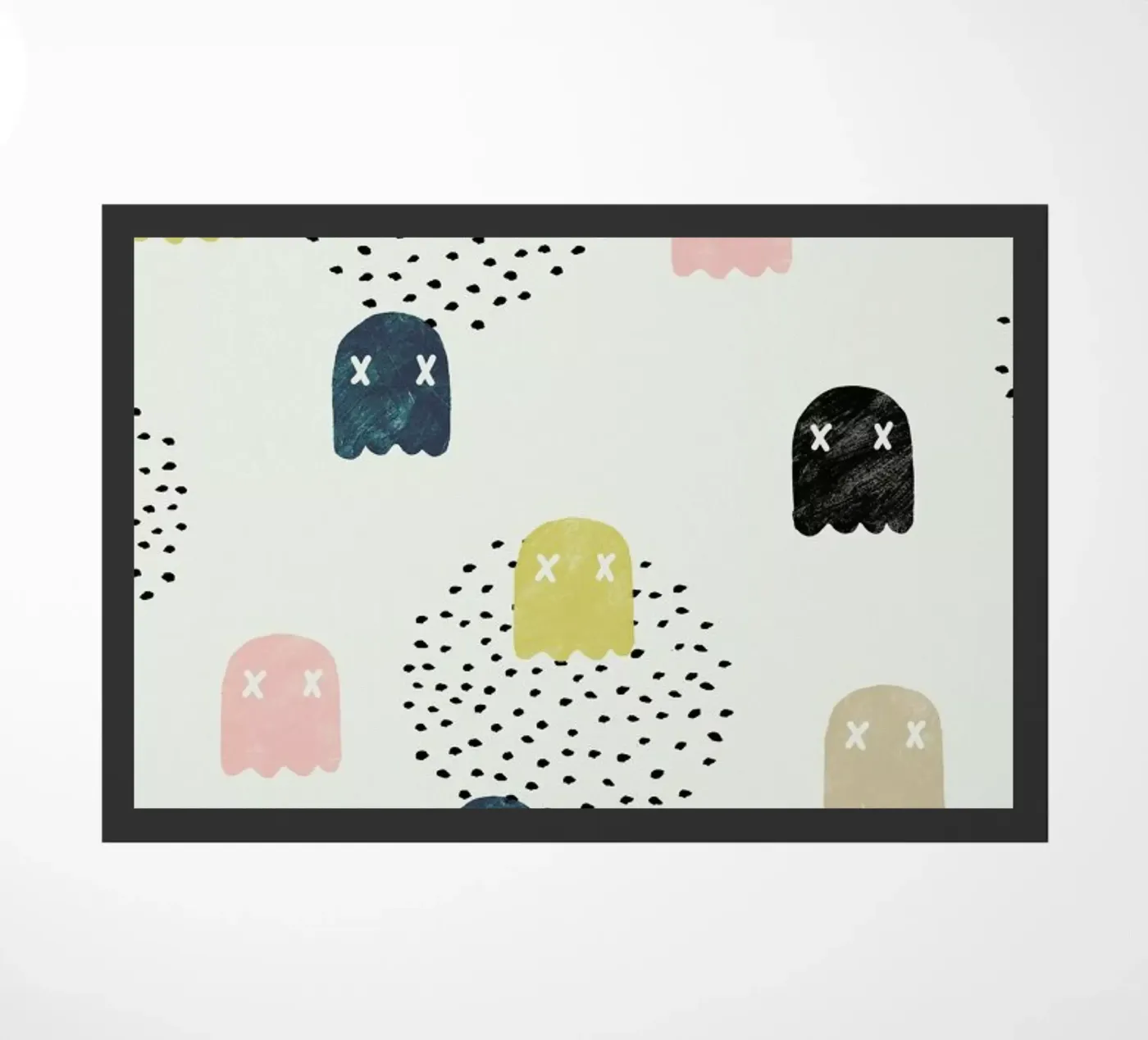 Dead Ghosts doormat by Róbert Farkas