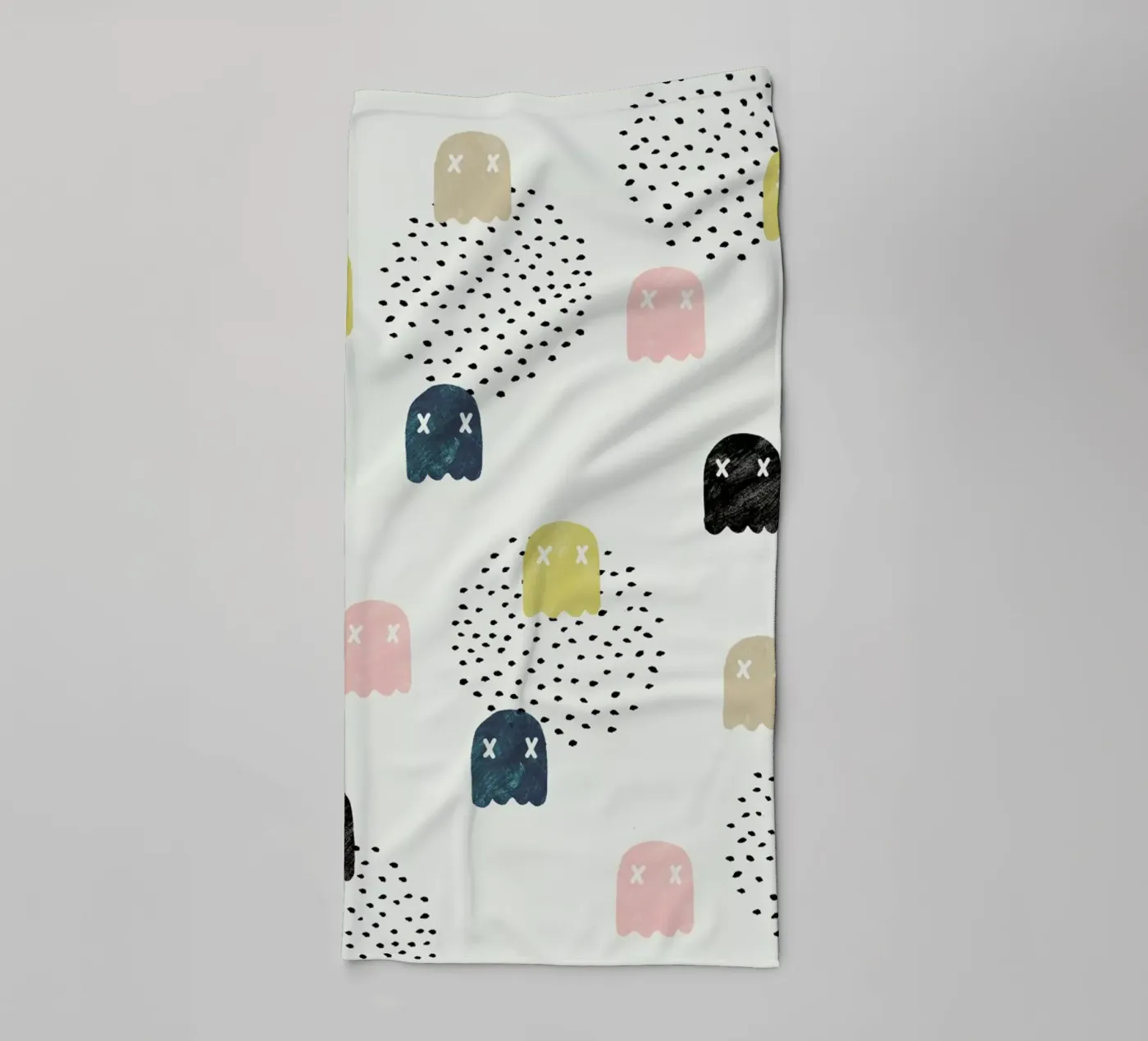 Dead Ghosts towel by Róbert Farkas