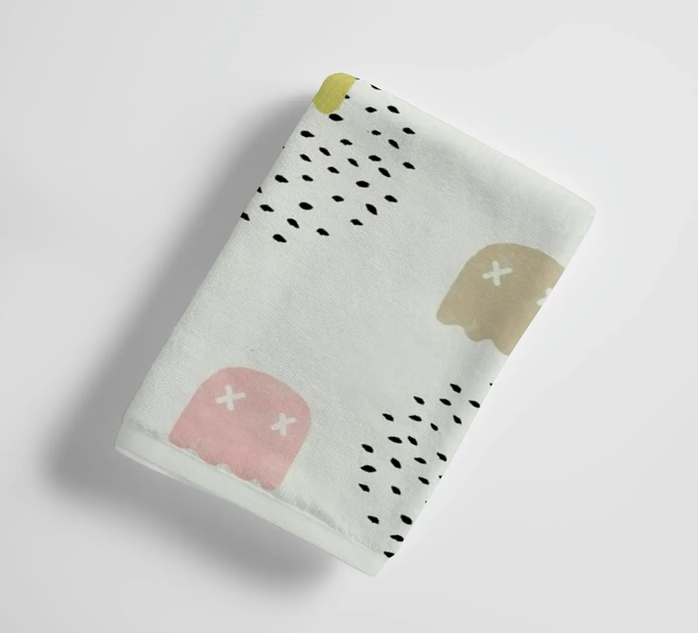 Dead Ghosts towel by Róbert Farkas