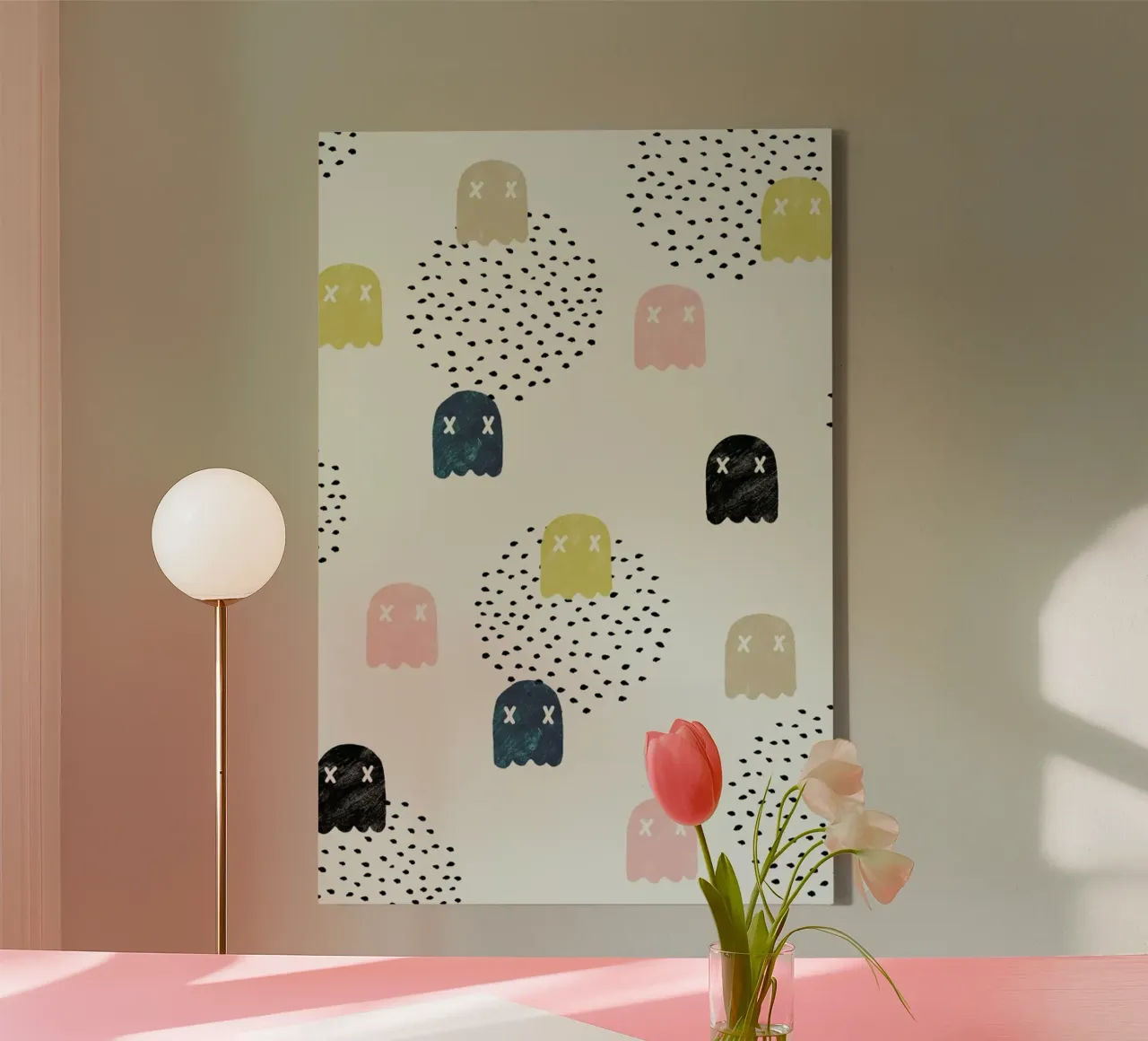 Dead Ghosts canvas van Róbert Farkas