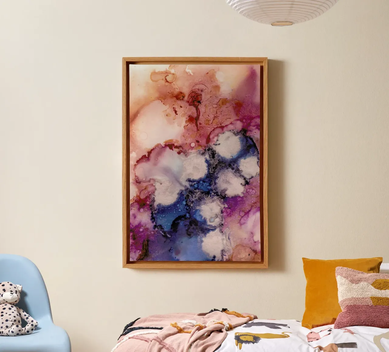 Ink No. 01 tela con Cornice a cassetta da Froilein Juno