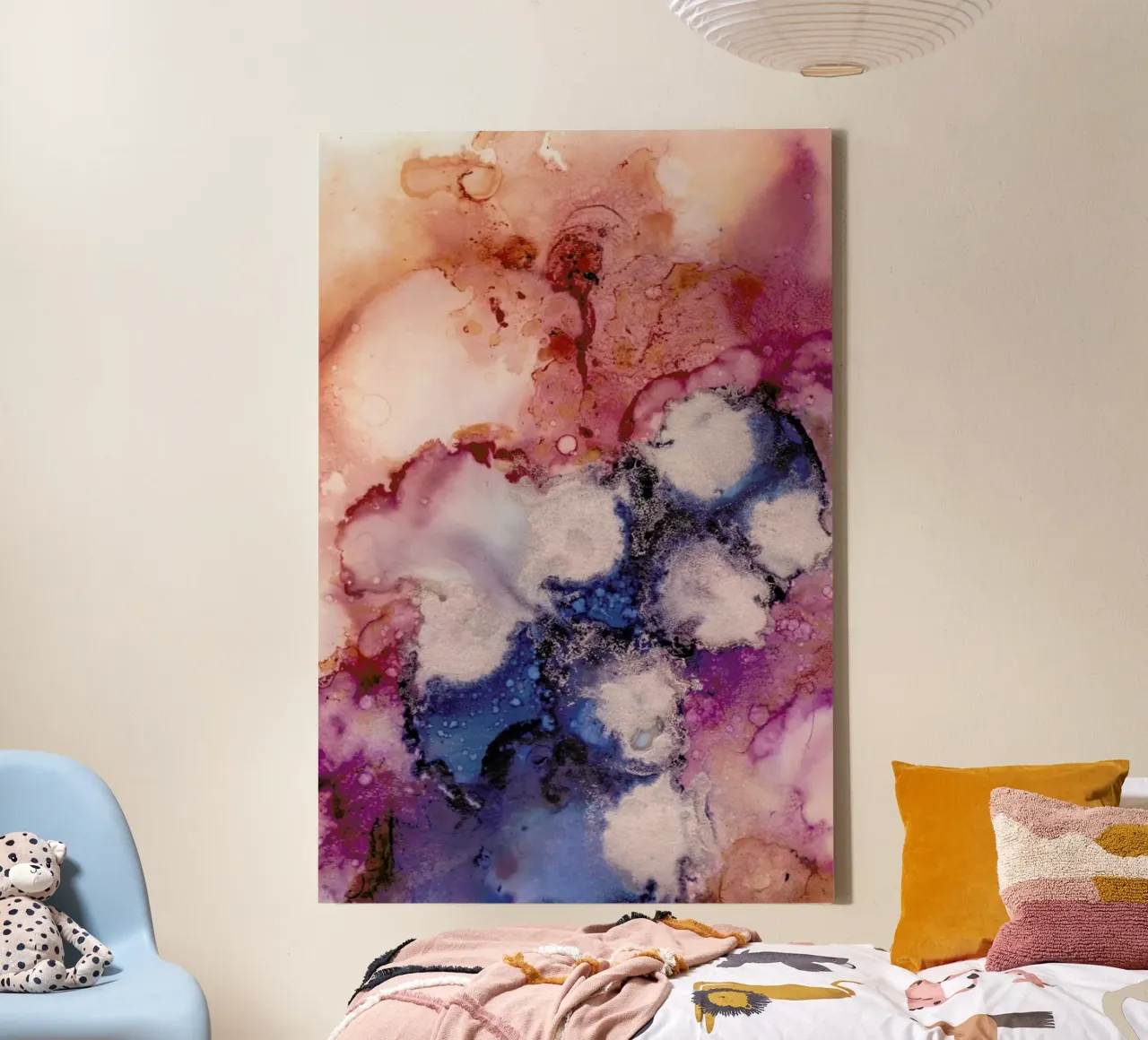 Ink No. 01 tela con Cornice a cassetta da Froilein Juno