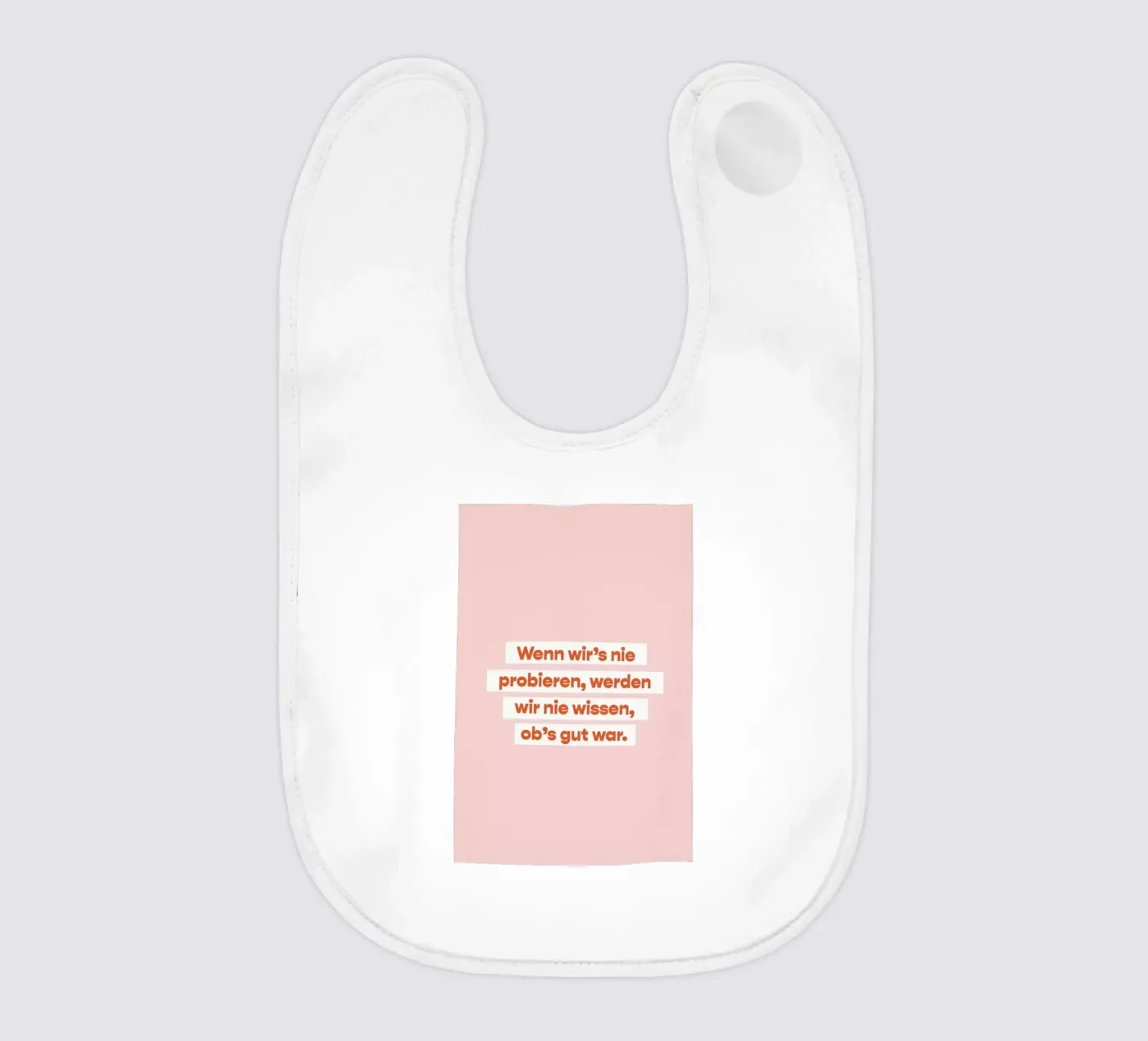 Ausprobieren Babylätzchen von vonkopfbisfuss x JUNIQE