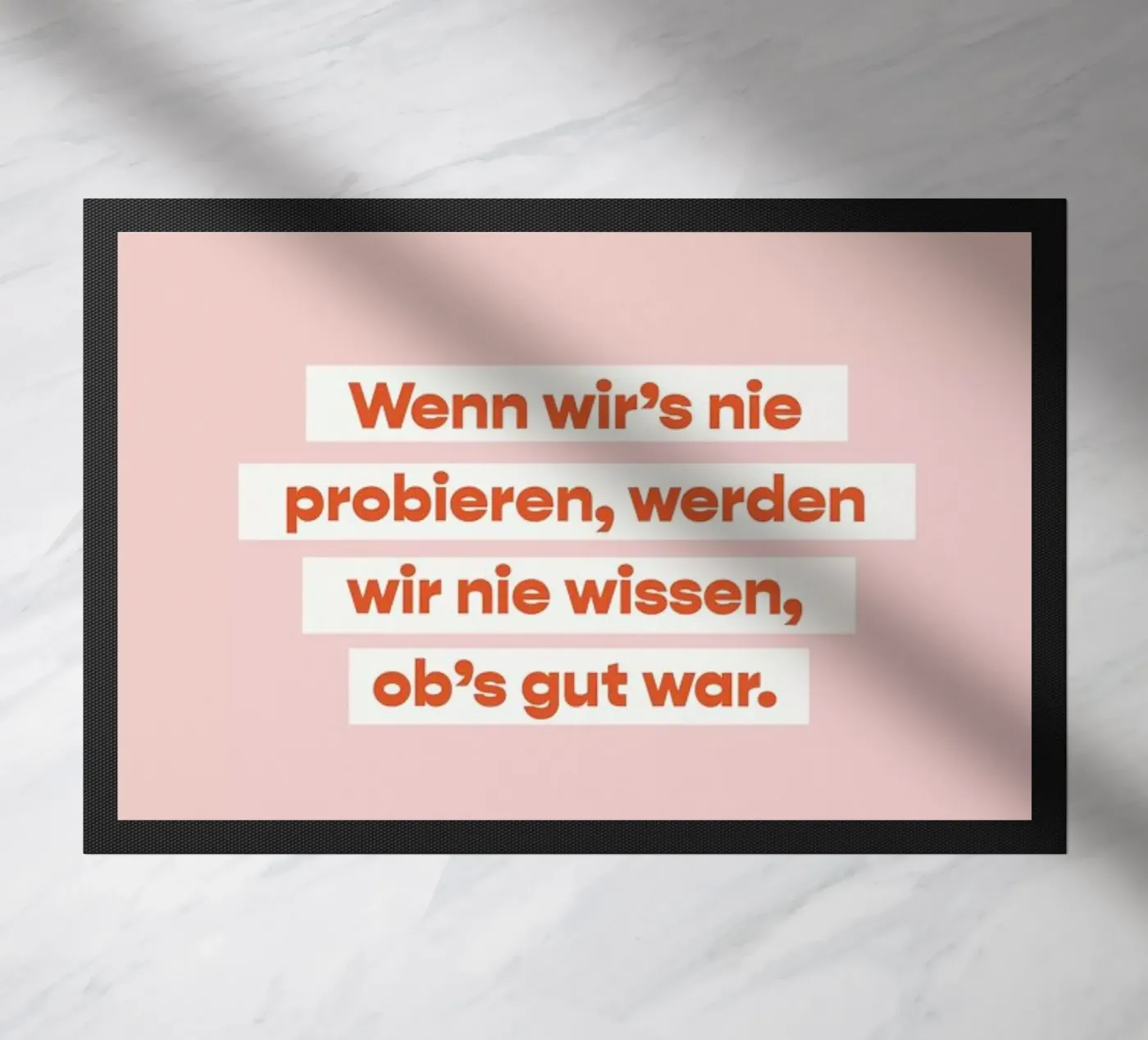 Ausprobieren deurmat van vonkopfbisfuss x JUNIQE