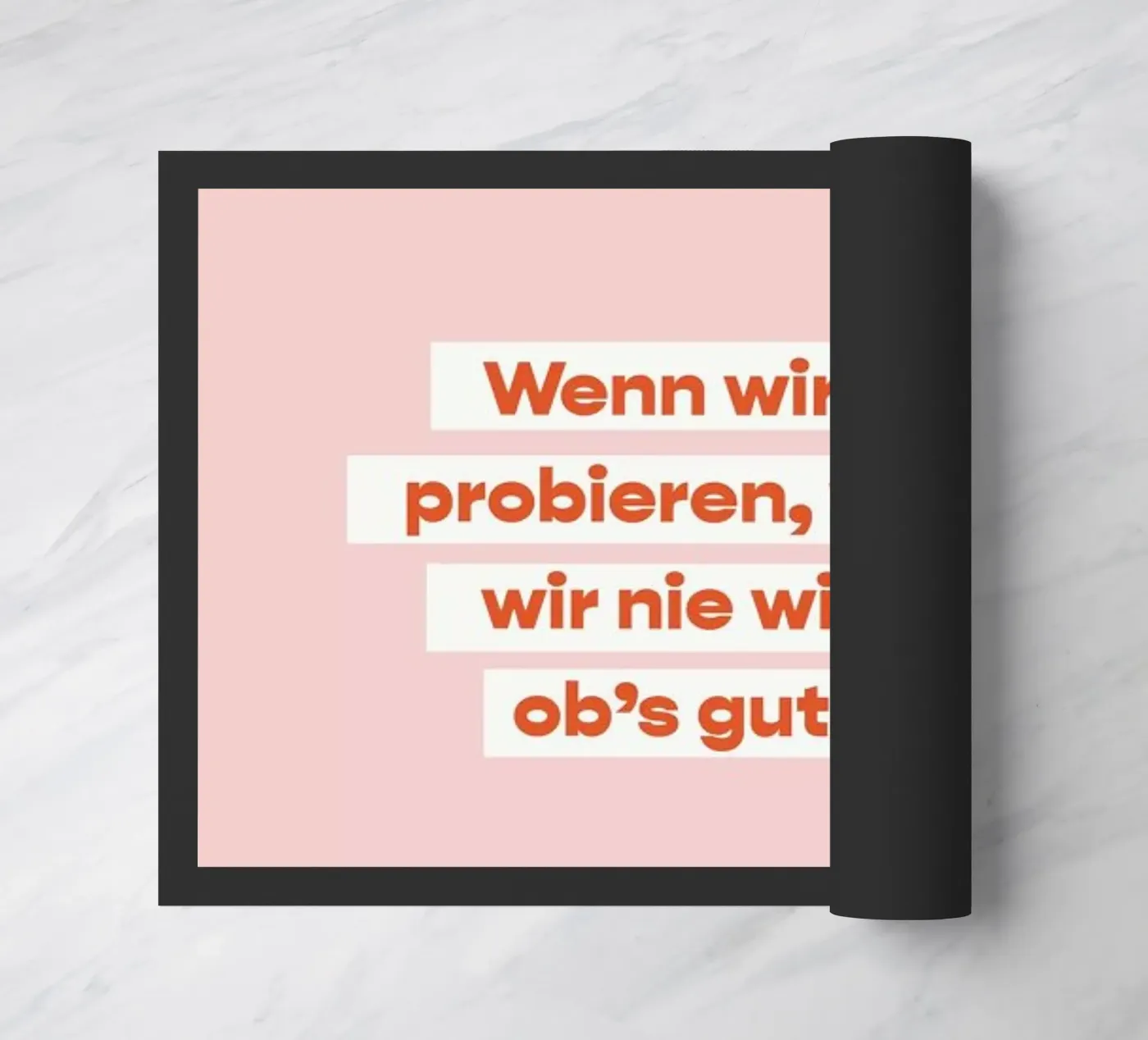 Ausprobieren deurmat van vonkopfbisfuss x JUNIQE